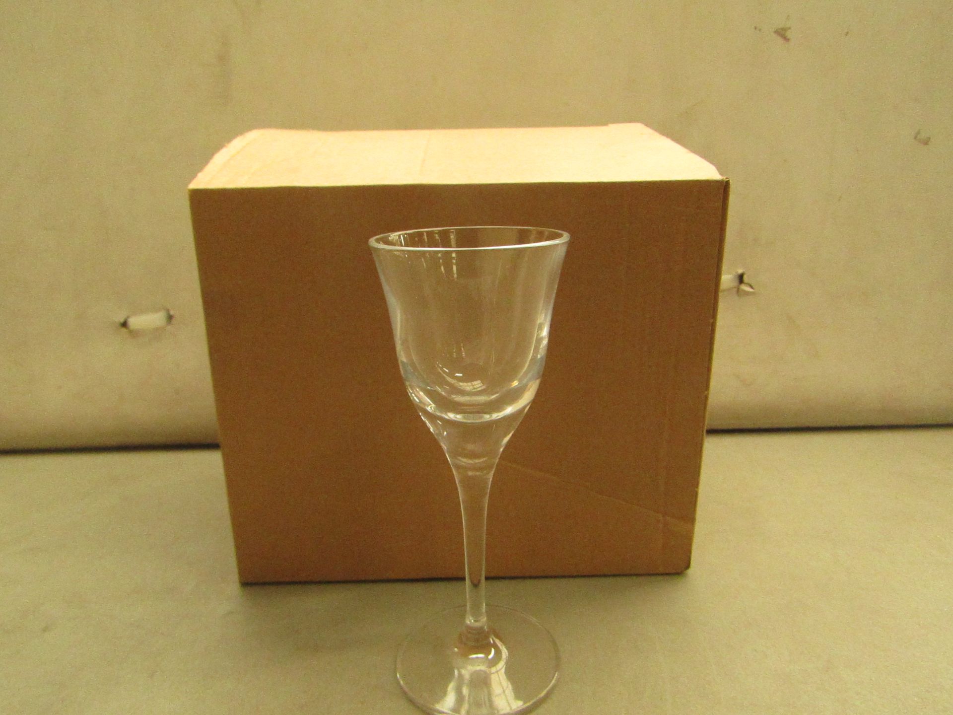 2x Long Stem Glasses (Box of 6) - New & Boxed.