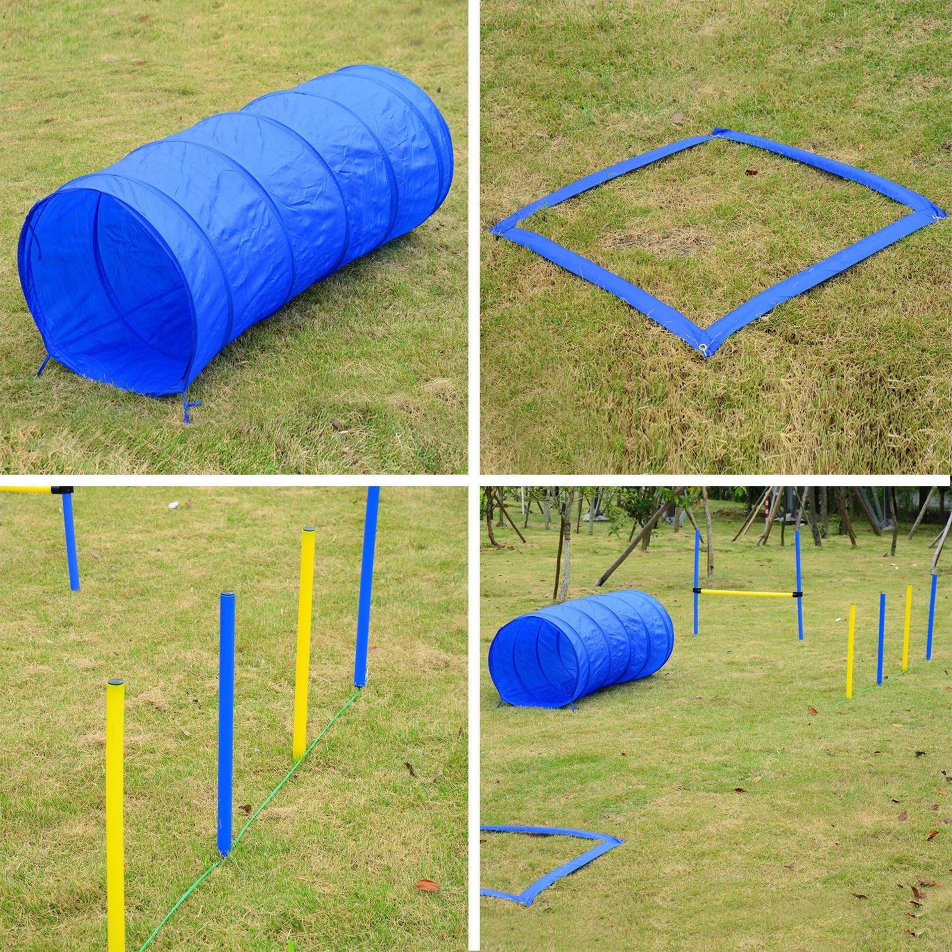 | 1X | PAWHUT ADJUSTABLE PET AGILITY TRAINING SET D07-003 | UNCHECKED AND BOXED | RRP £89.99 | - Image 2 of 3