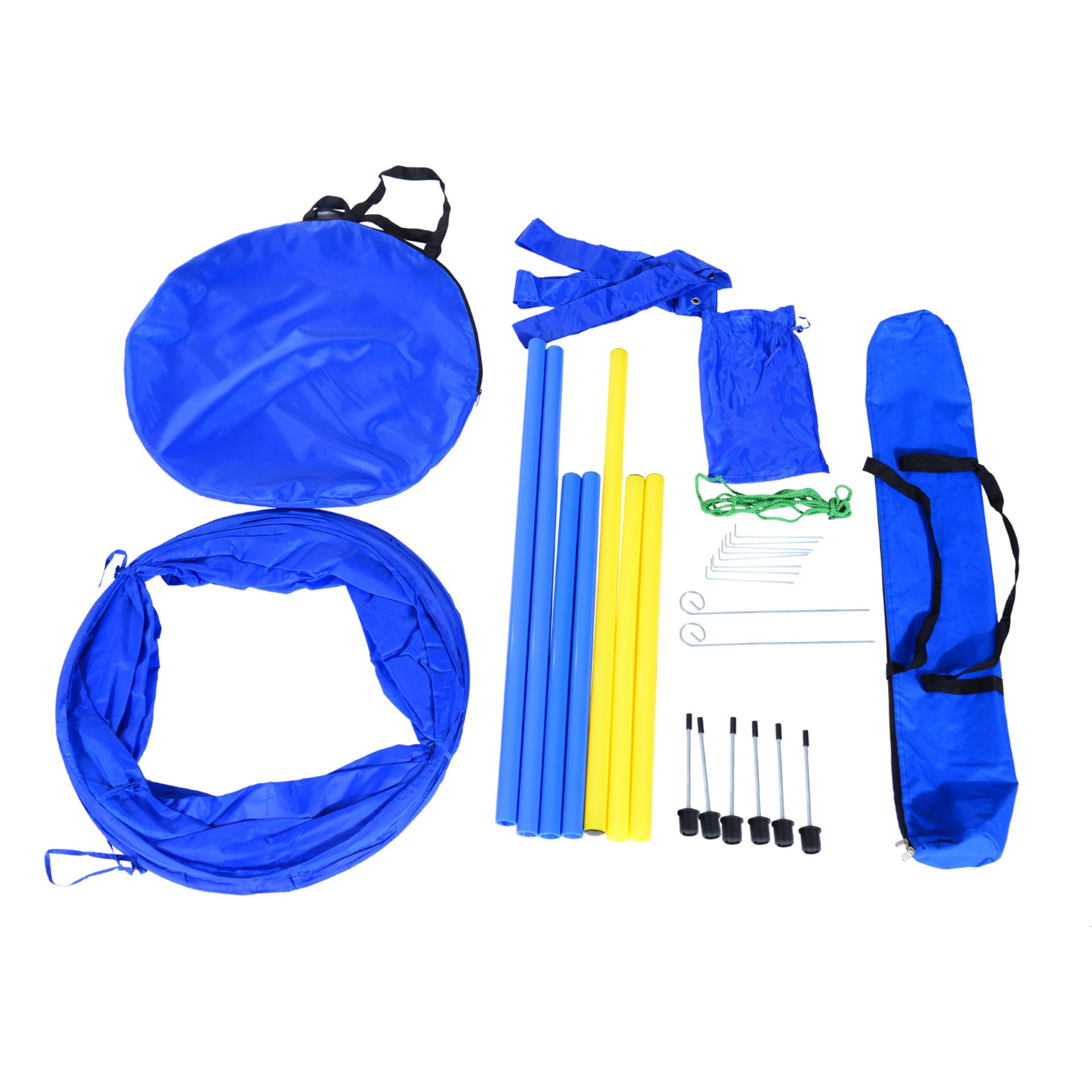 | 1X | PAWHUT ADJUSTABLE PET AGILITY TRAINING SET D07-003 | UNCHECKED AND BOXED | RRP £89.99 |