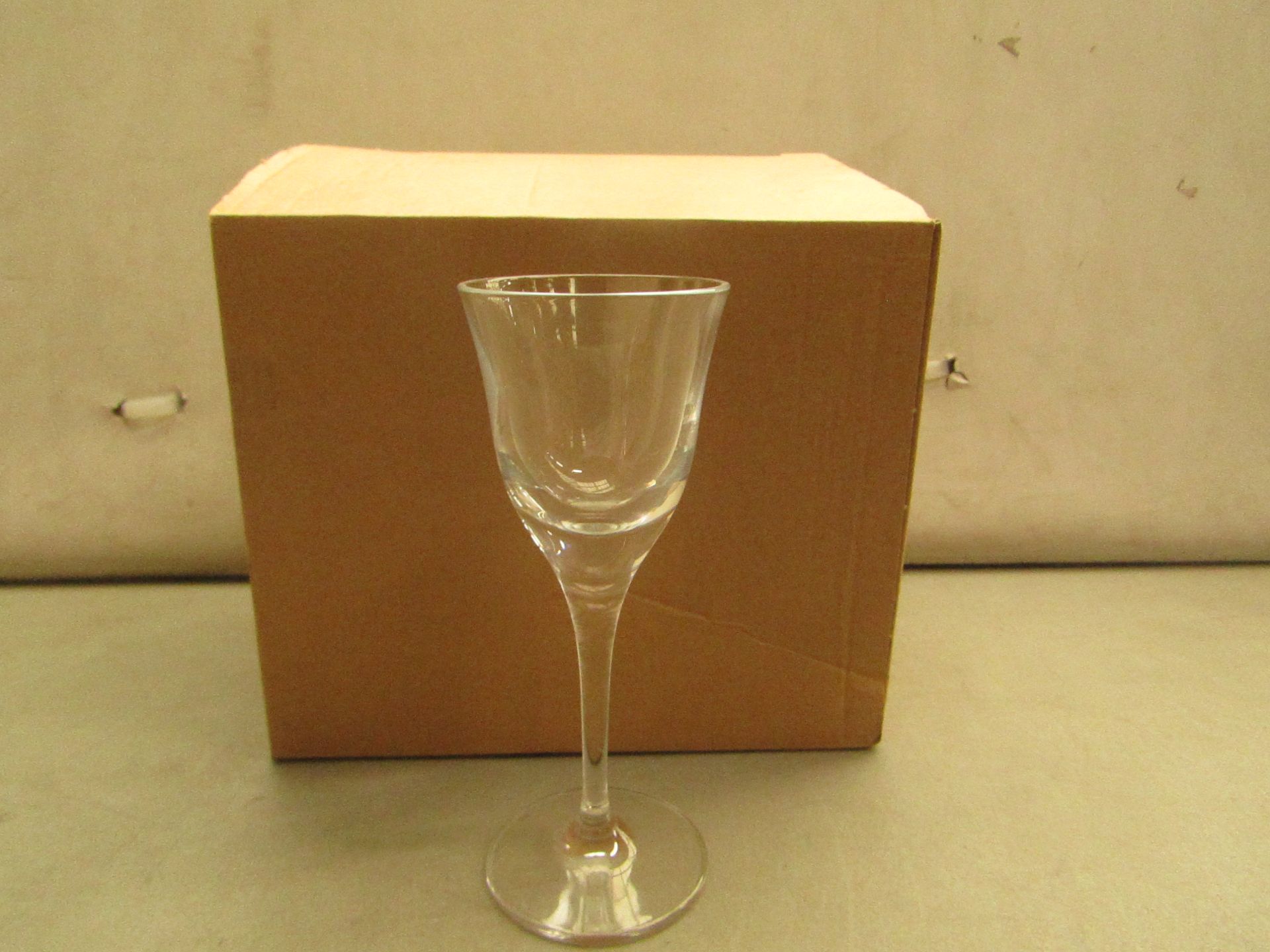 2x Long Stem Glasses (Box of 6) - New & Boxed.