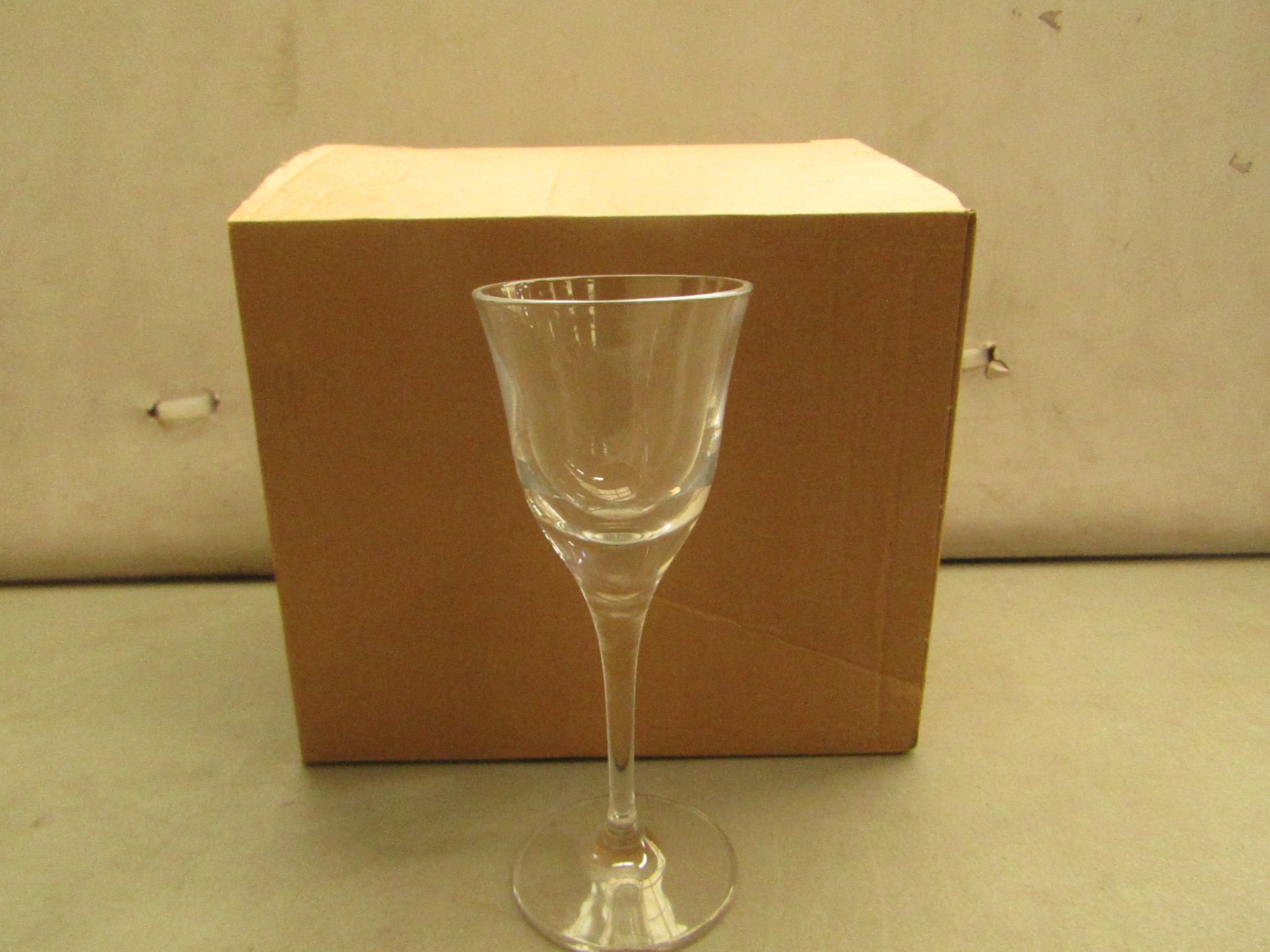 2x Long Stem Glasses (Box of 6) - New & Boxed.