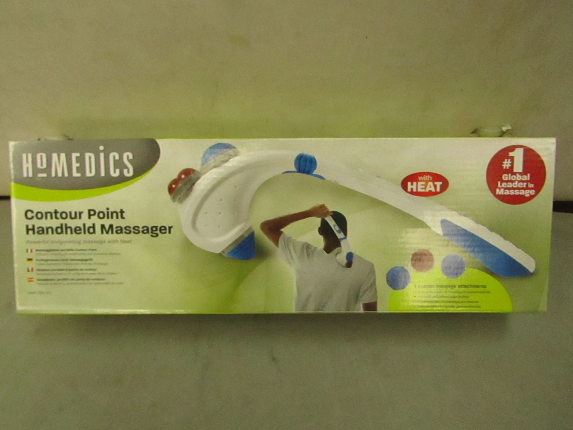 Homedics - Contour Point Handheld Massager - Unused & Boxed.