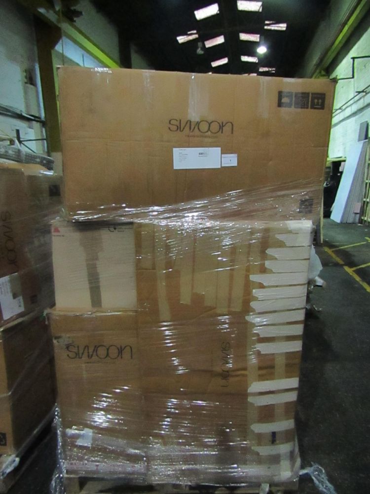 Pallets of B.E.R Swoon and Made.com Furniture, Air beds and more and More