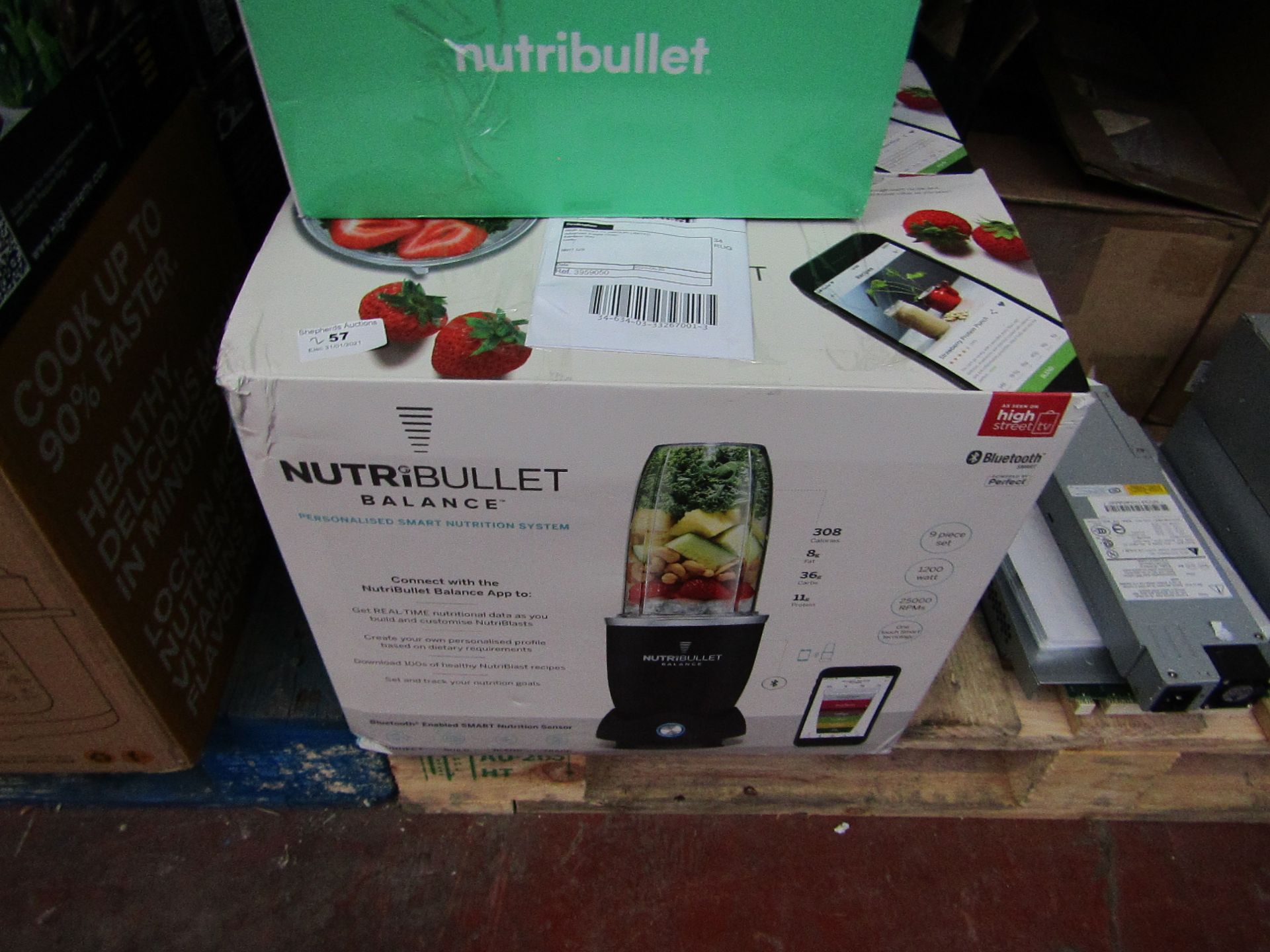 | 2X | NUTRI BULLET BALANCE | UNCHECKED AND BOXED | NO ONLINE RESALE | RRP £149.99 | TOTAL LOT