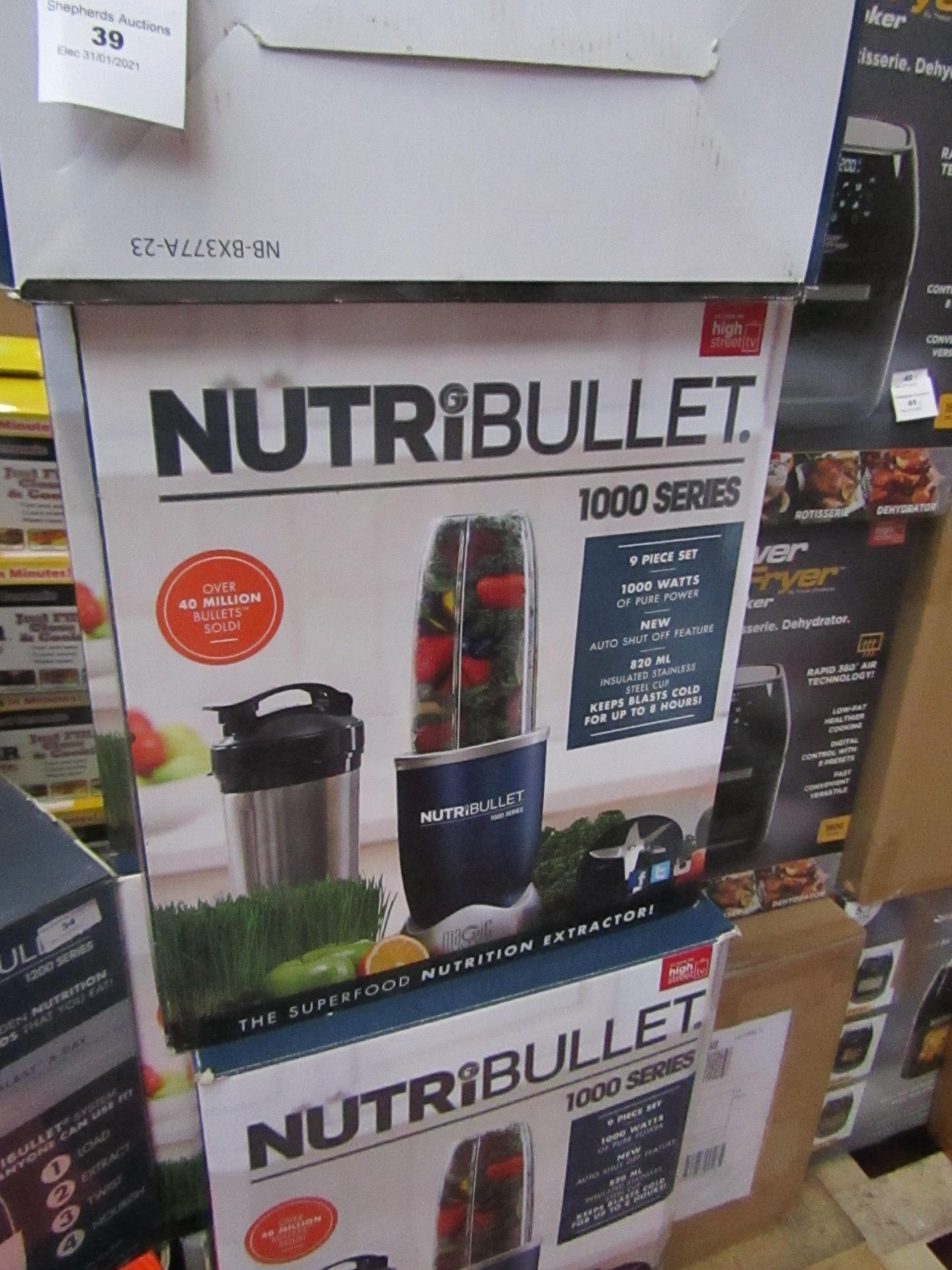 | 7X | NUTRI BULLET 1000 SERIES | UNCHECKED AND BOXED | NO ONLINE RE SALE | SKU C5060191464734 | RRP