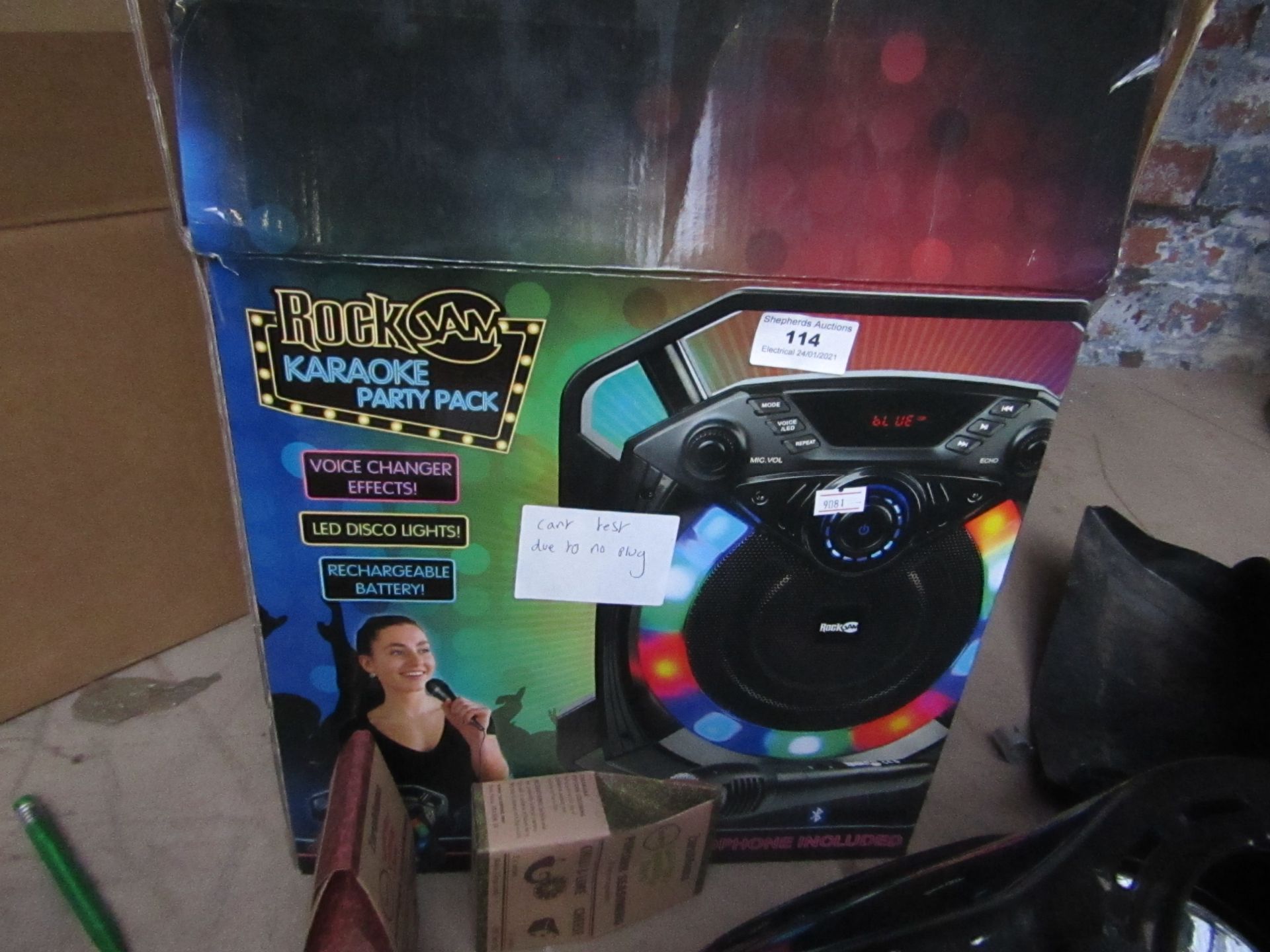 RockJam n Karaoke Party Pack untested due to no plug and boxed
