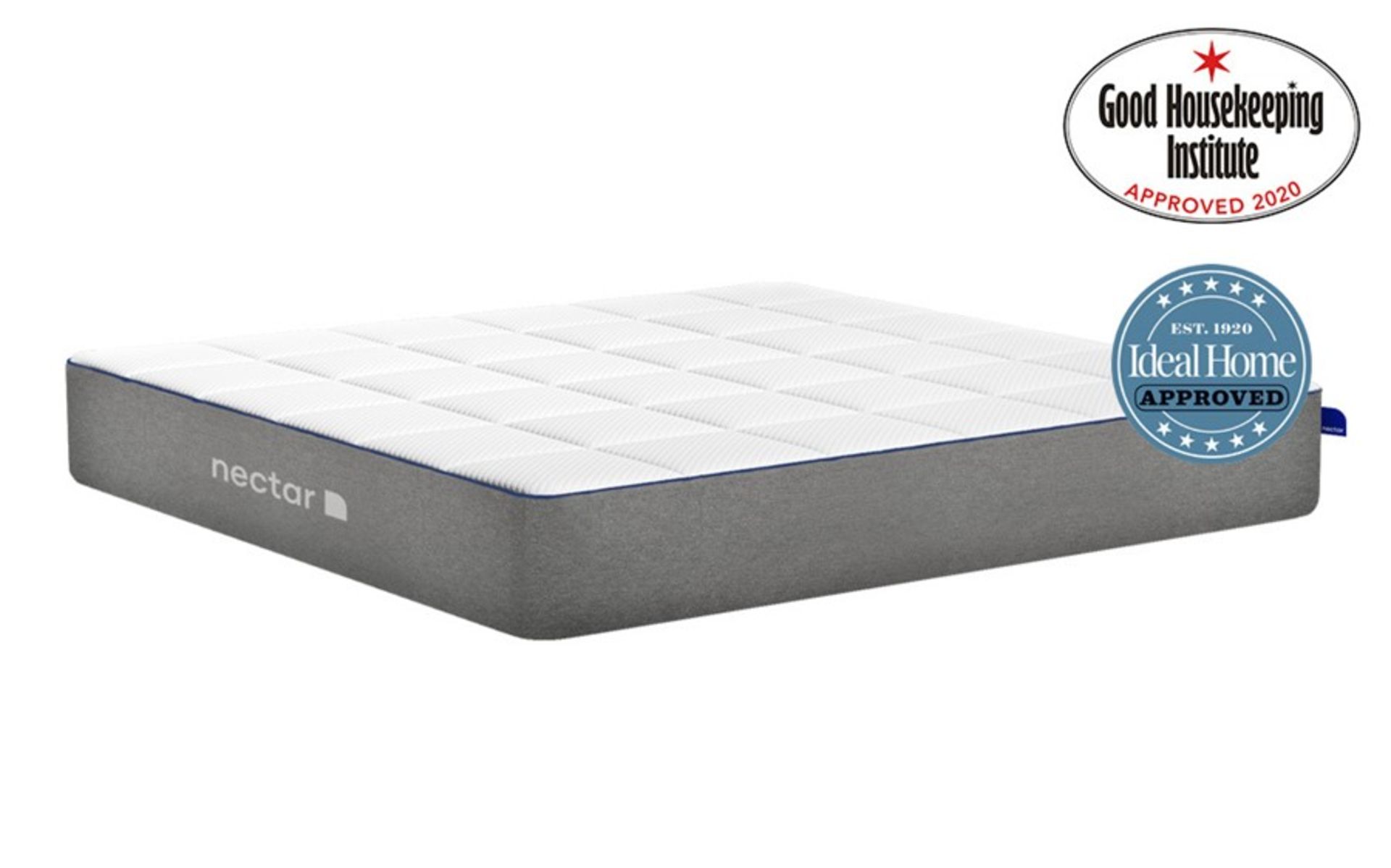 Nectar Professionally Refurbished Smart Pressure Relieving Double size Memory Foam Mattress, This - Image 2 of 2