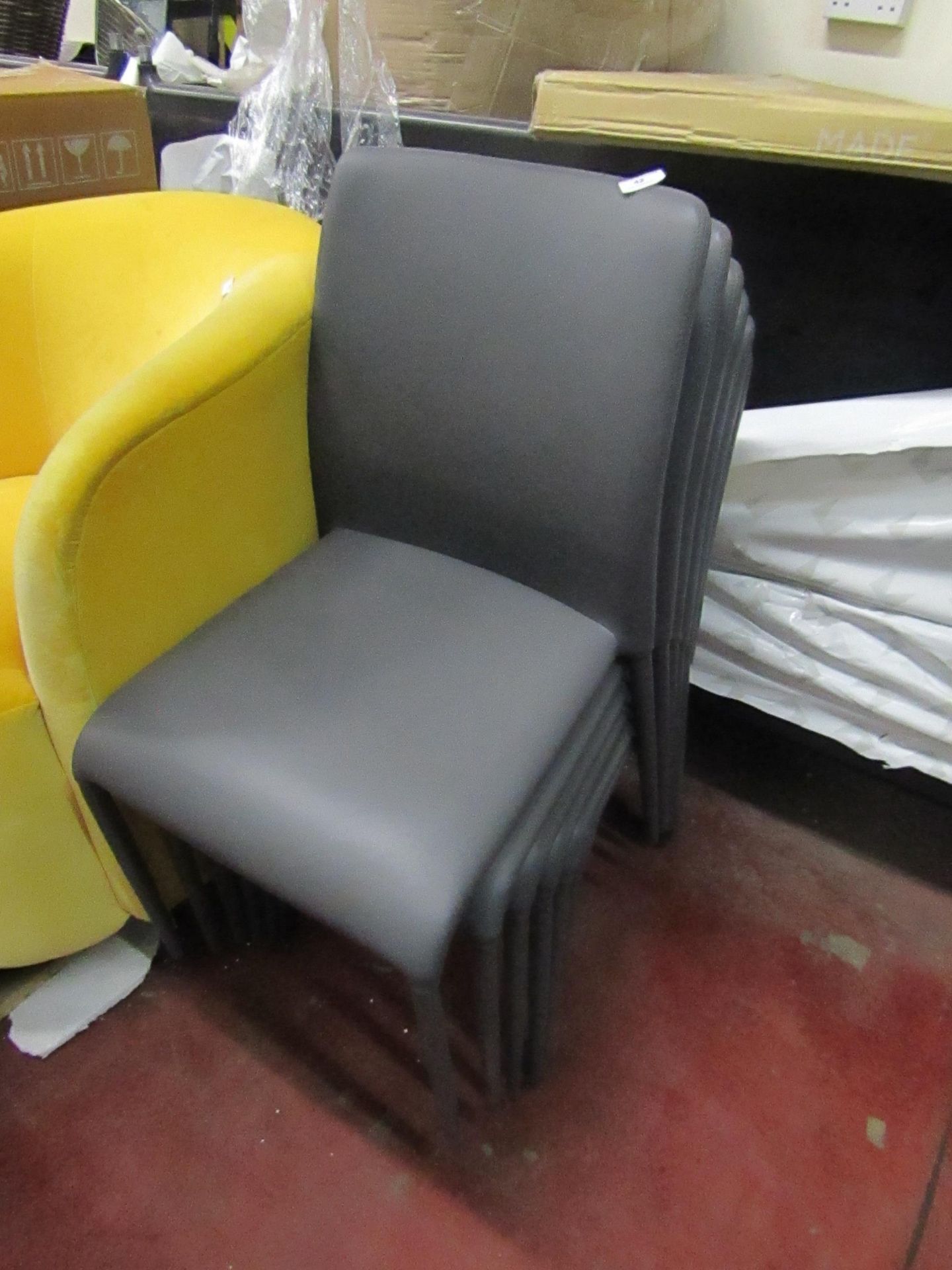 Set of 6 Dwell Svelte Dining chairs, in good condition, may have some minor marks but nothing major,