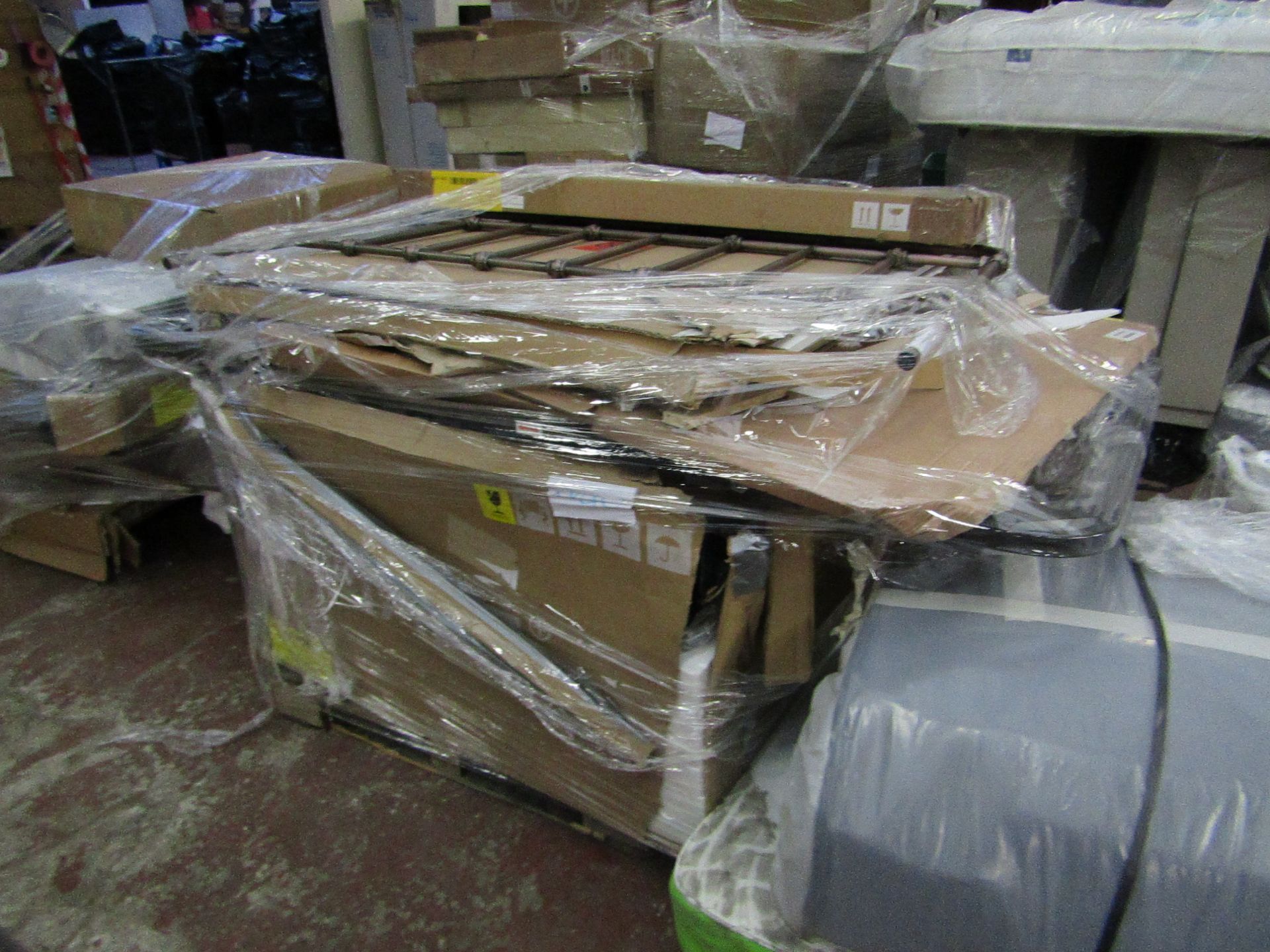 | 1X | PALLET OF MADE.COM RAW RETURNS MOST OF WHICH LOOKS LIKE BED AND WORDROBE PARTS | CUSTOMER