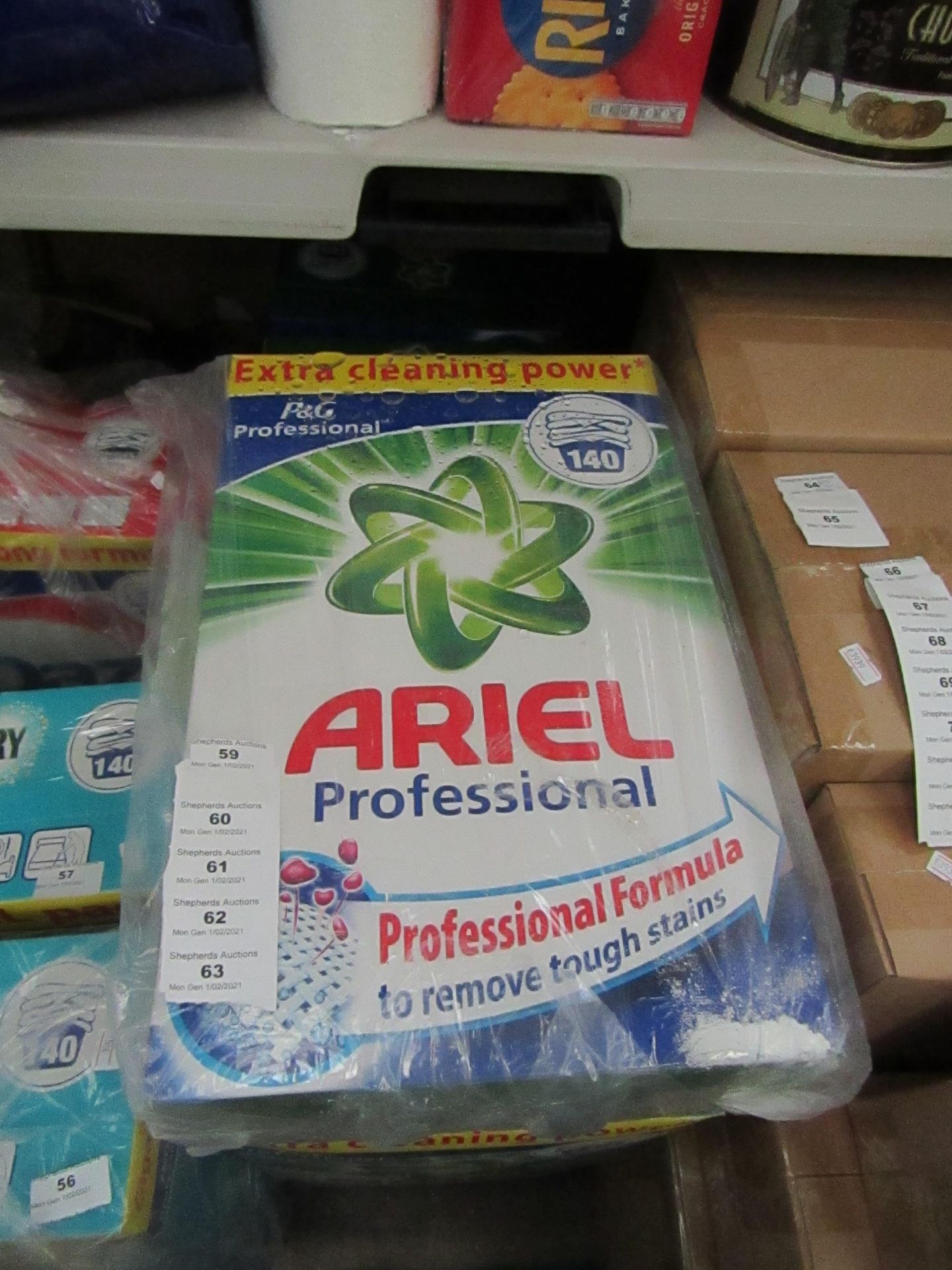 Ariel Proffesional extra cleaning power washing powder 9.100kg