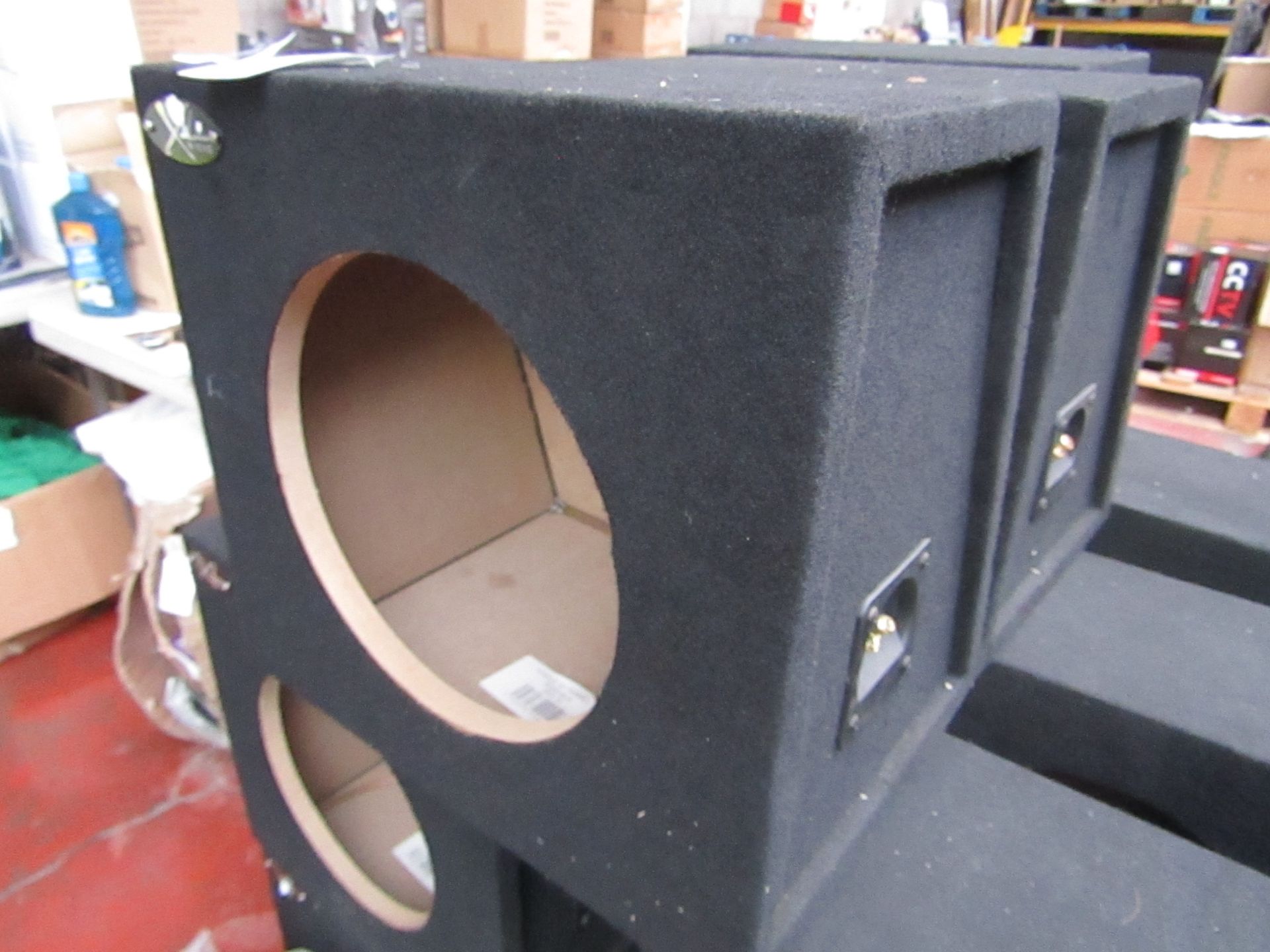 XL Series - Single 10" Trimmed Bass Box (Bare Unit) - All Unused.