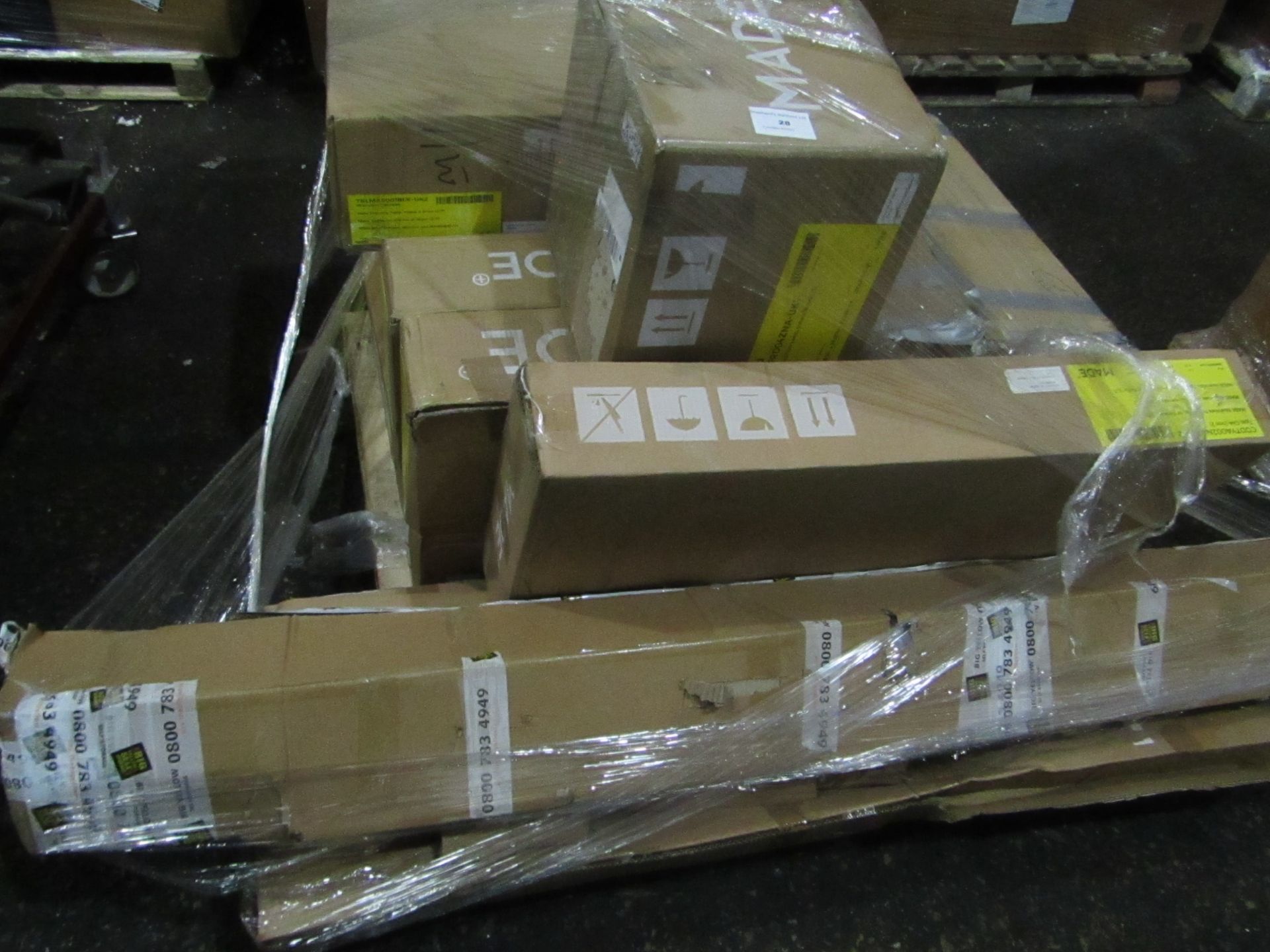 | 1X | PALLET OF MADE.COM RAW CUSTOMER RETURNS, CONDITION CAN RANGE BETWEEN NEW, UNWANTED, BROKEN OR