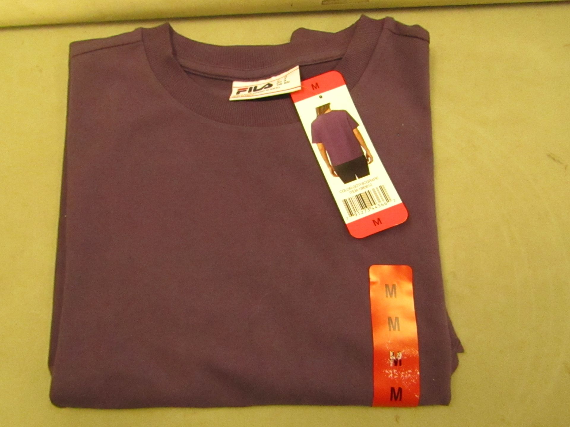 Fila T/Shirt Size M Gotic Grape Colour New With Tags