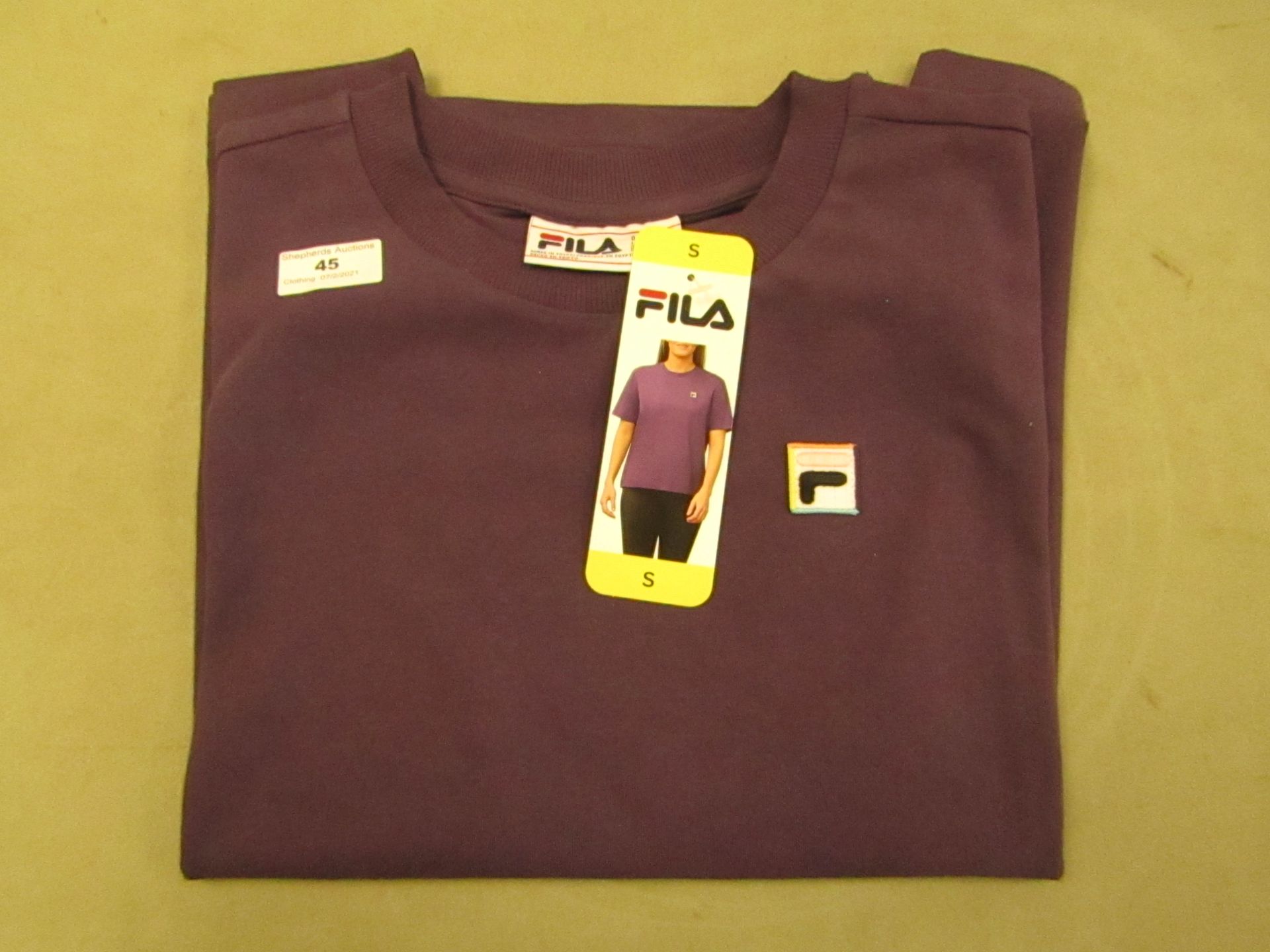 Fila T/Shirt Size S Gotic Grape Colour New With Tags