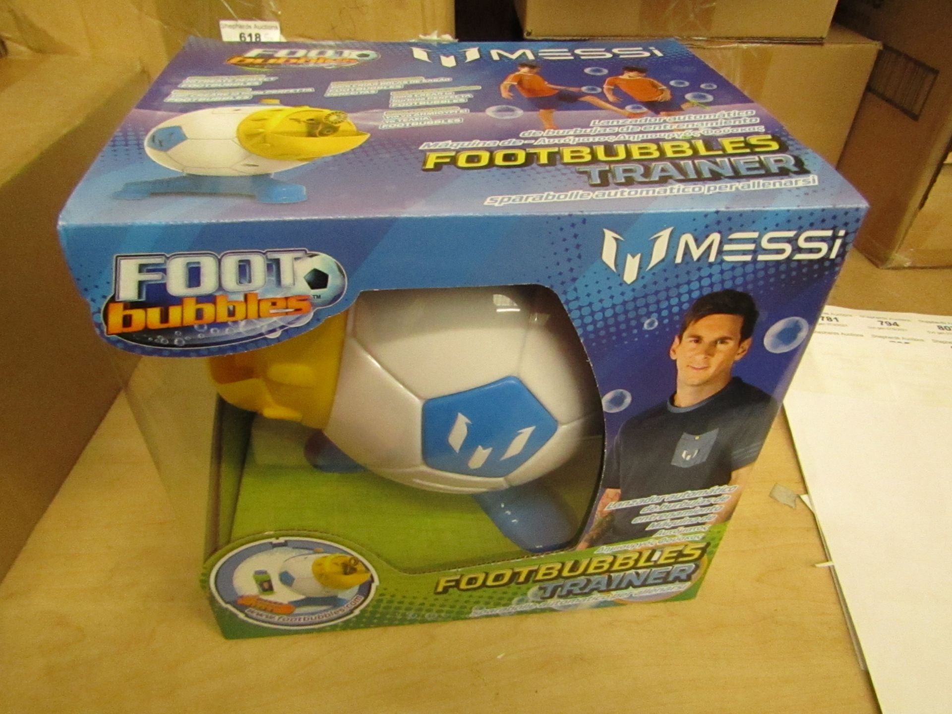 2x Messi Footbubbles Trainers - New & Packaged.