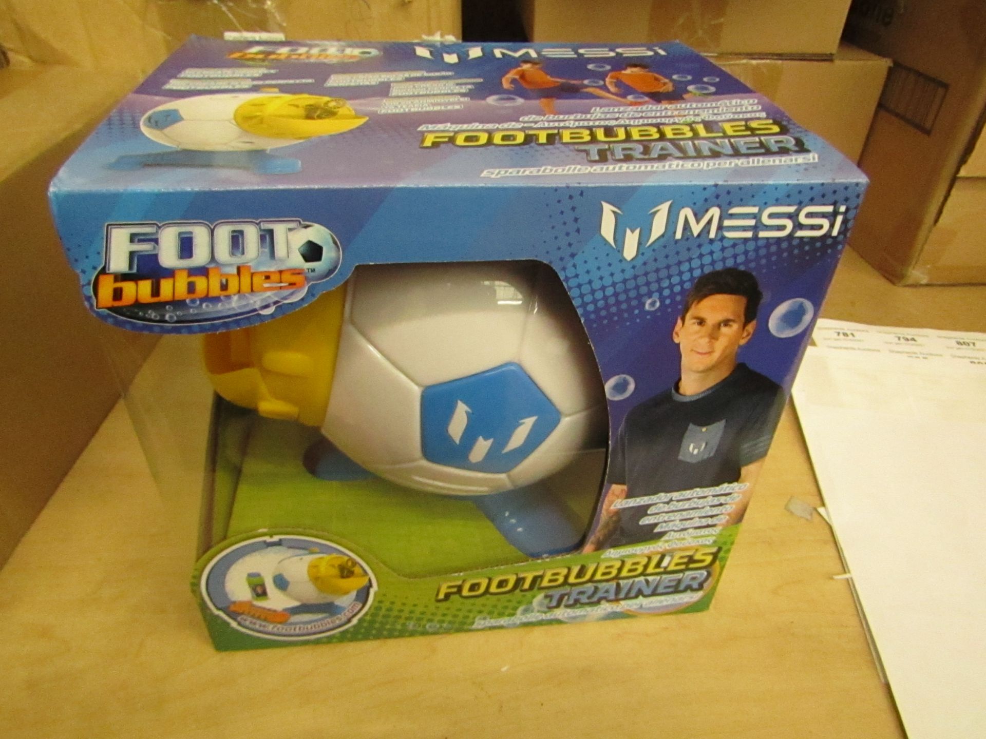 2x Messi Footbubbles Trainers - New & Packaged.