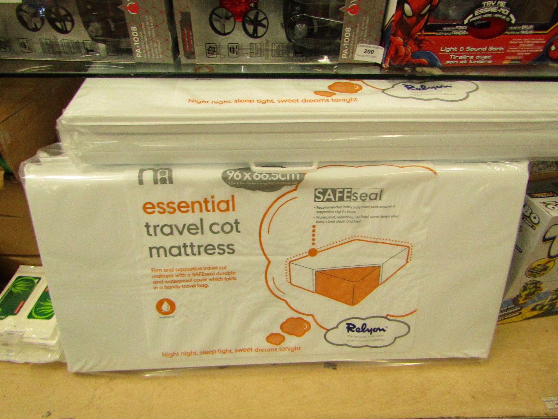 1 X Mothercare Essential Travel Cot Mattress 96 x 66.5cm new & packaged