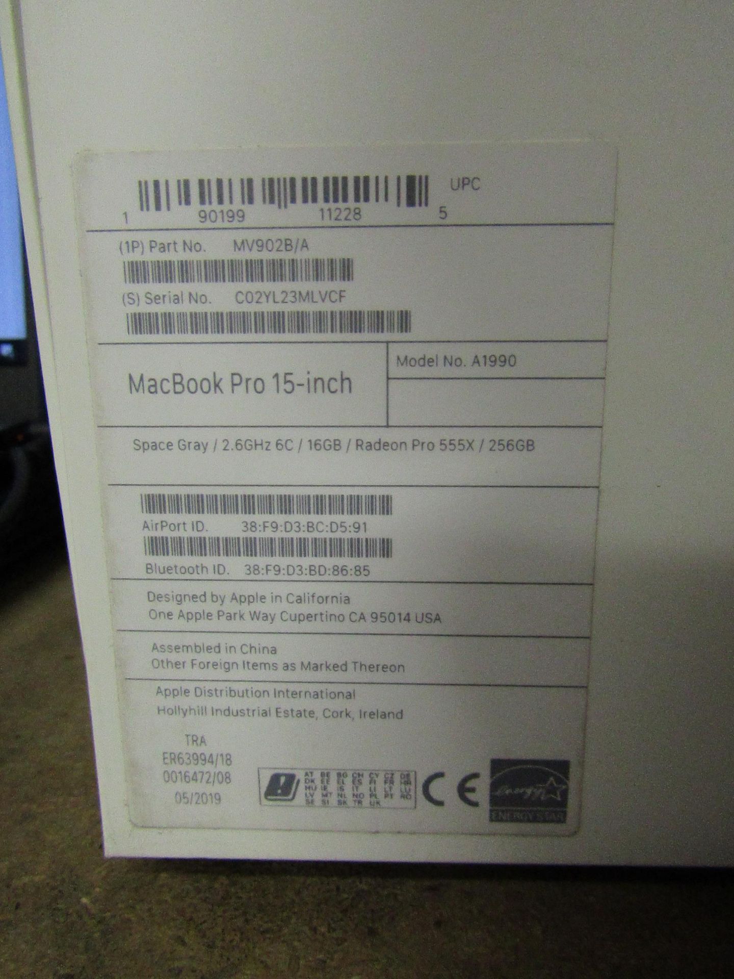 APPLE MacBook Pro 15.4", tested working and boxed. RRP Circa £1799.99 | Specs are stated on the - Image 2 of 3