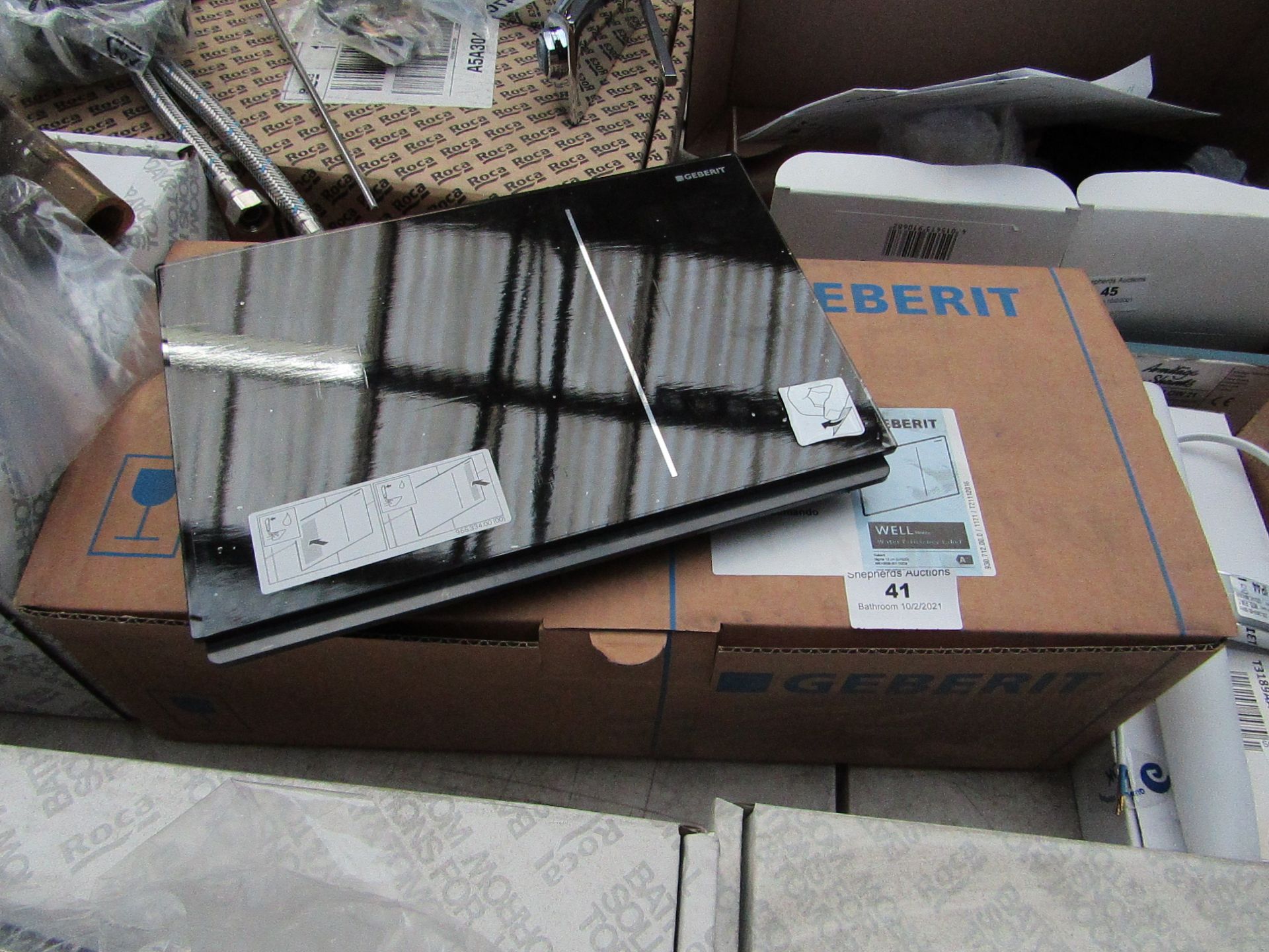 Geberit actuator plate, new and boxed.