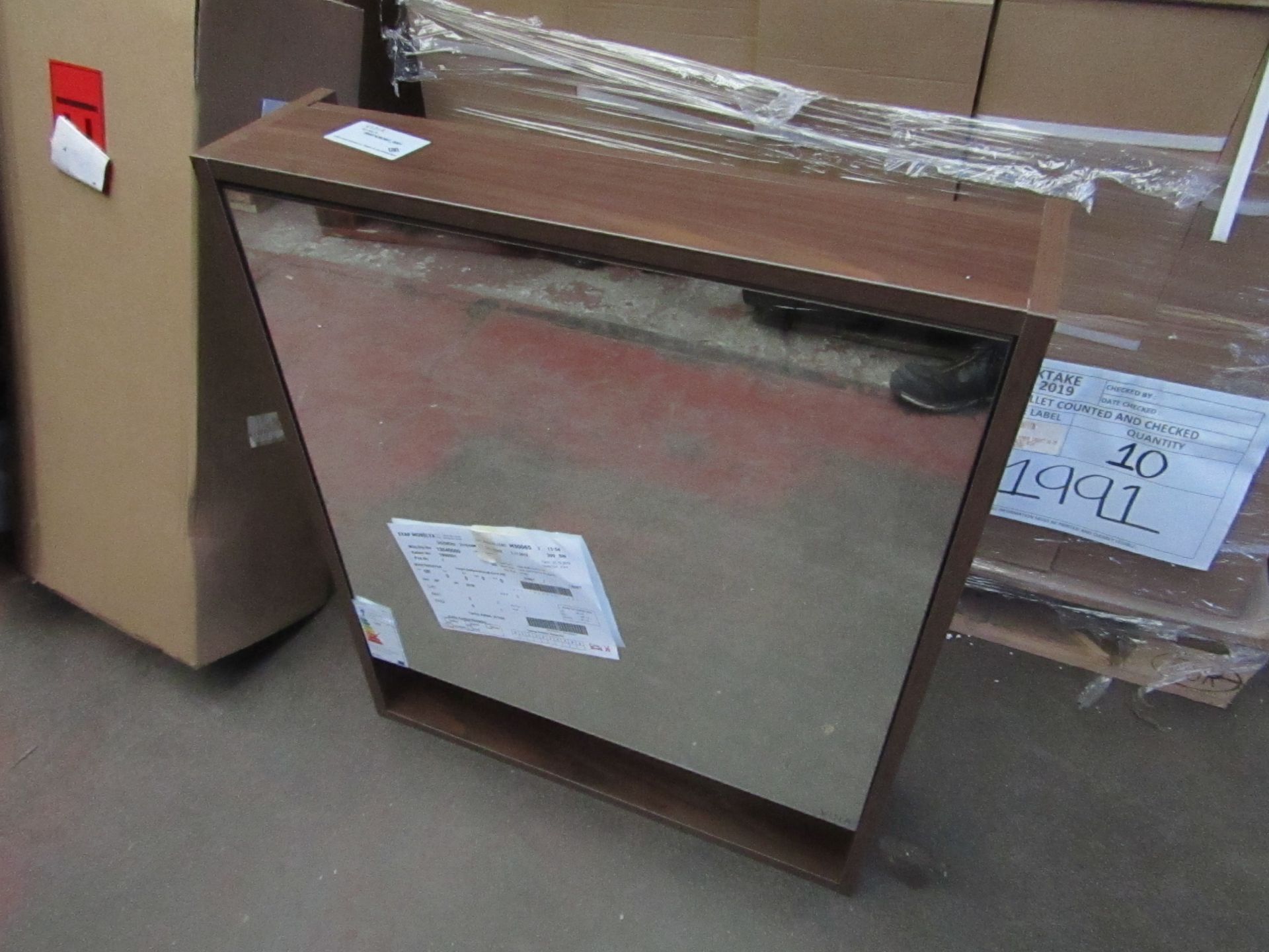 Integra mirror cabinet, new and boxed.