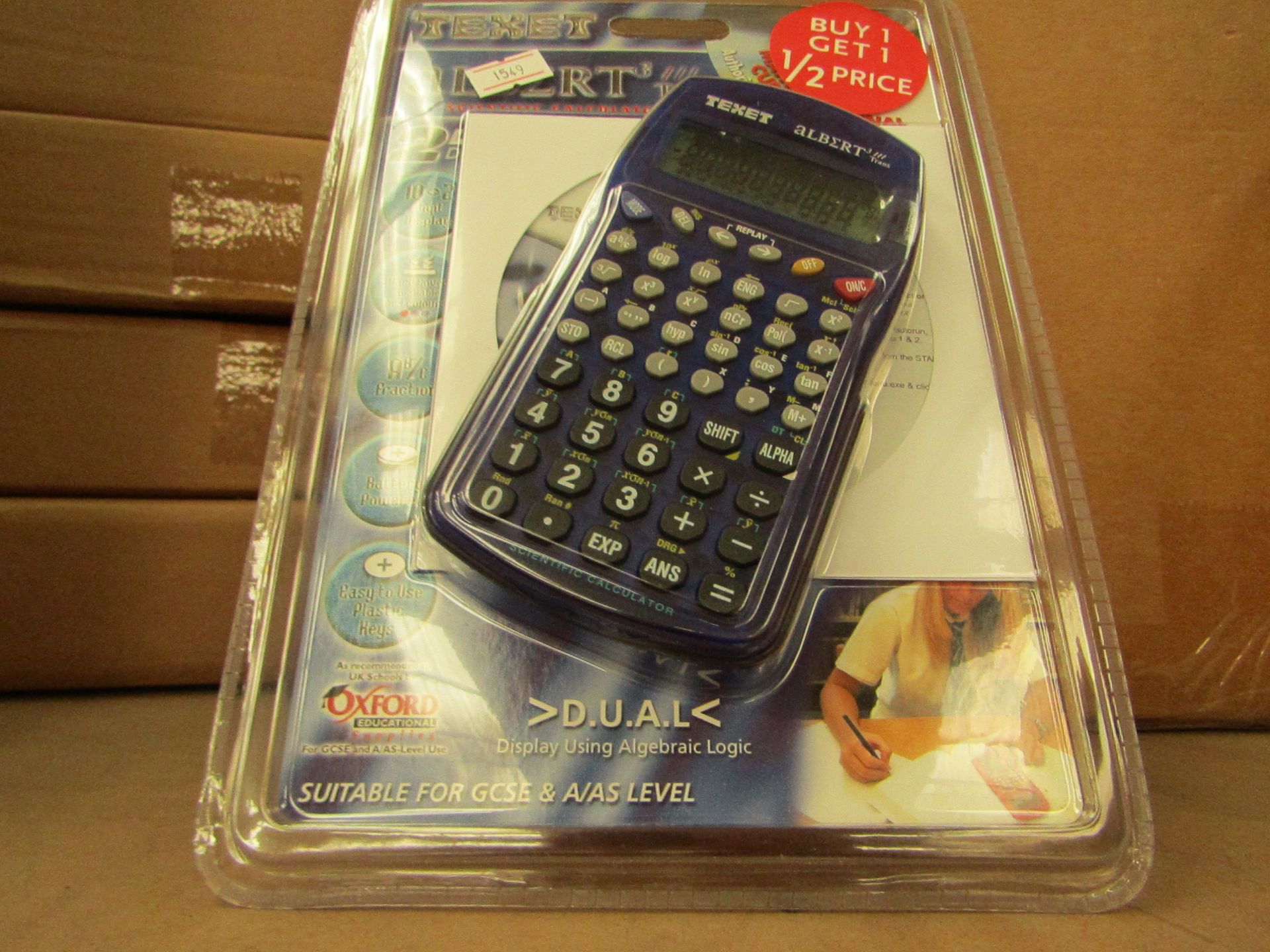 3x Texet fraction scientific calculator, New & Packaged