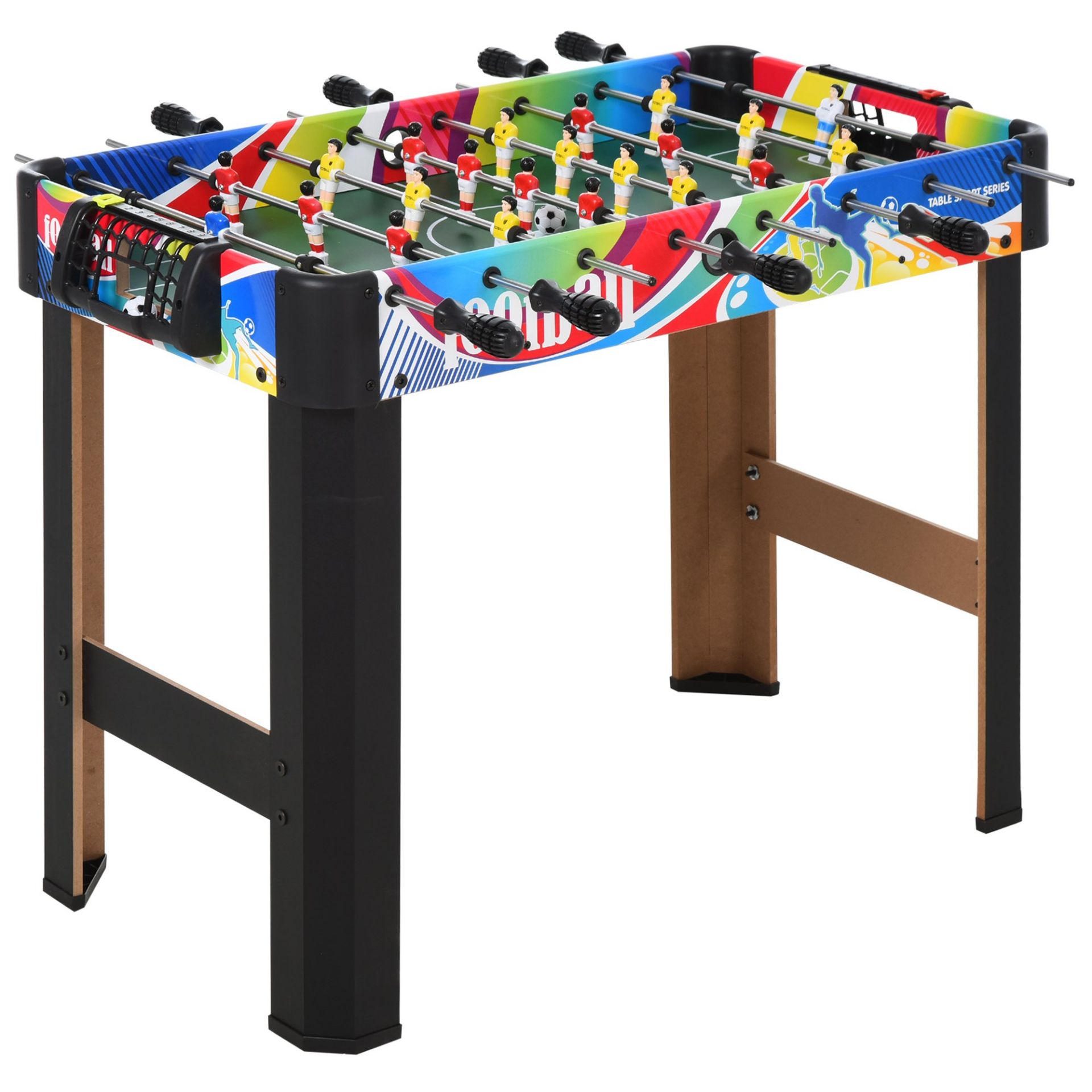 |1x | HOMCOM 2.8FT INDOOR MDF FOOTBALL TABLE MULTI-COLOUR | UNCHECKED & BOXED | SKU A70-051 |