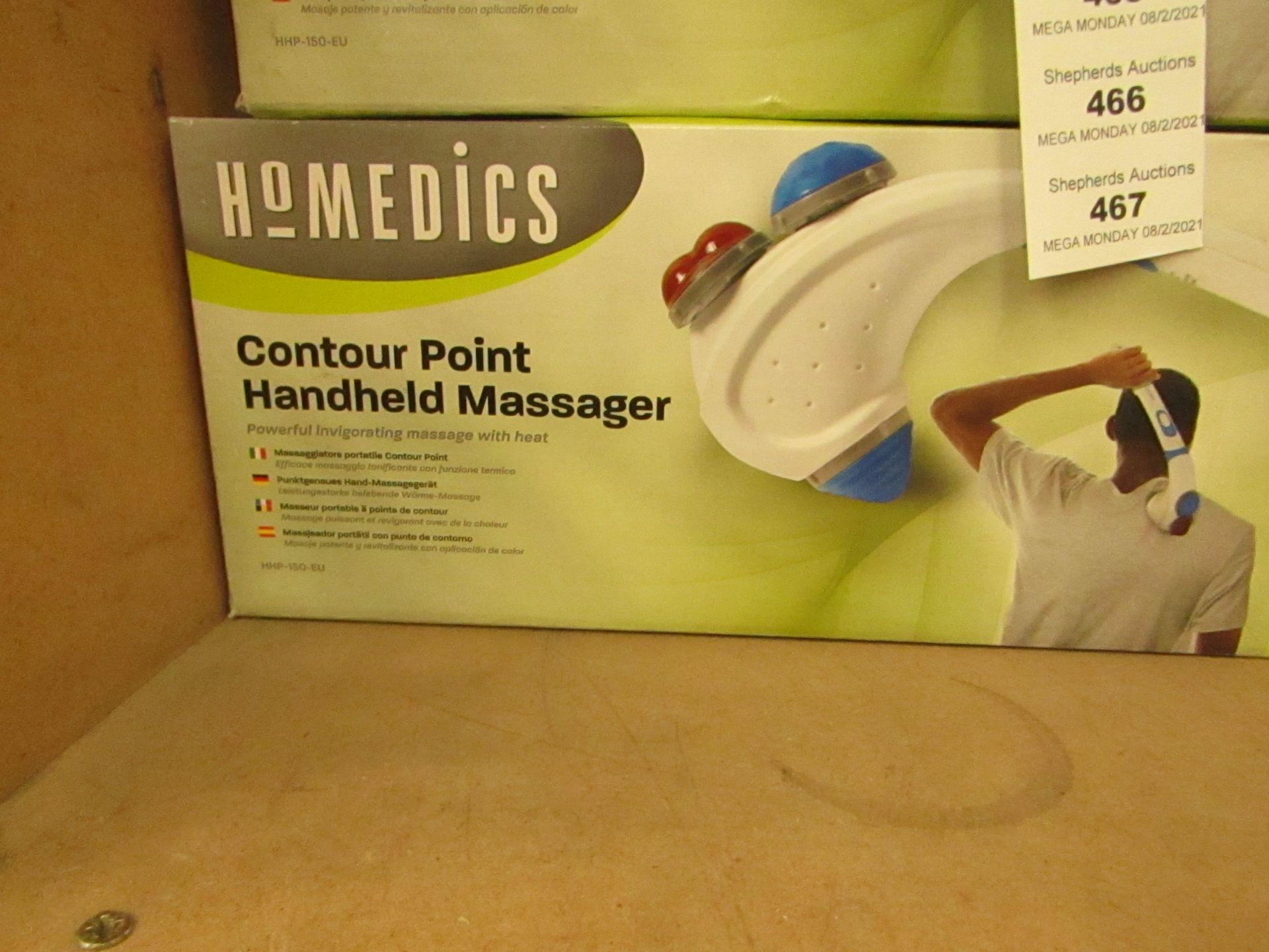 Homedics - Contour Point Handheld Massager - Unused & Boxed.