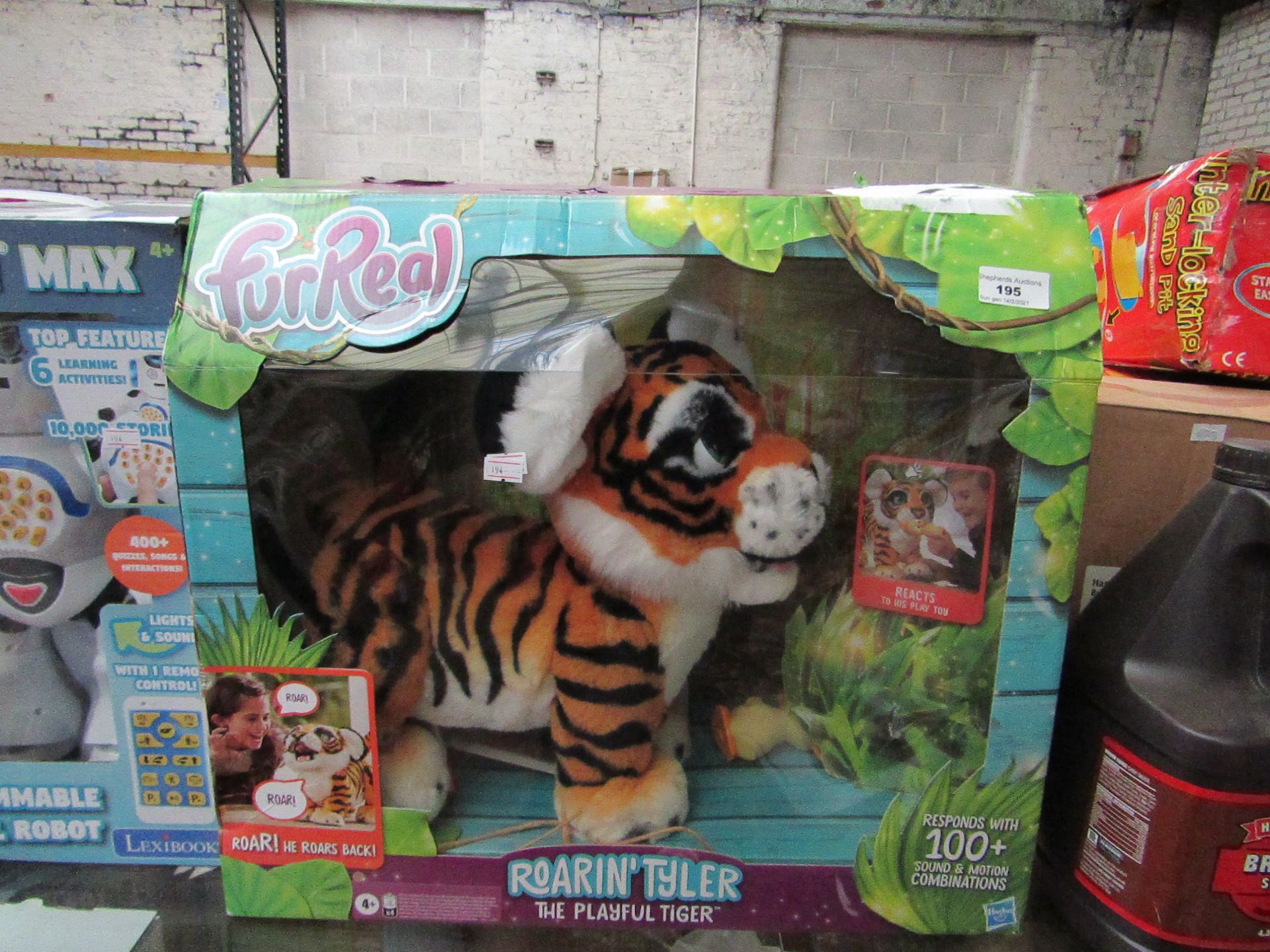 1 x Fur Real  Roaring Tyler The Playful Tiger packaged unchecked