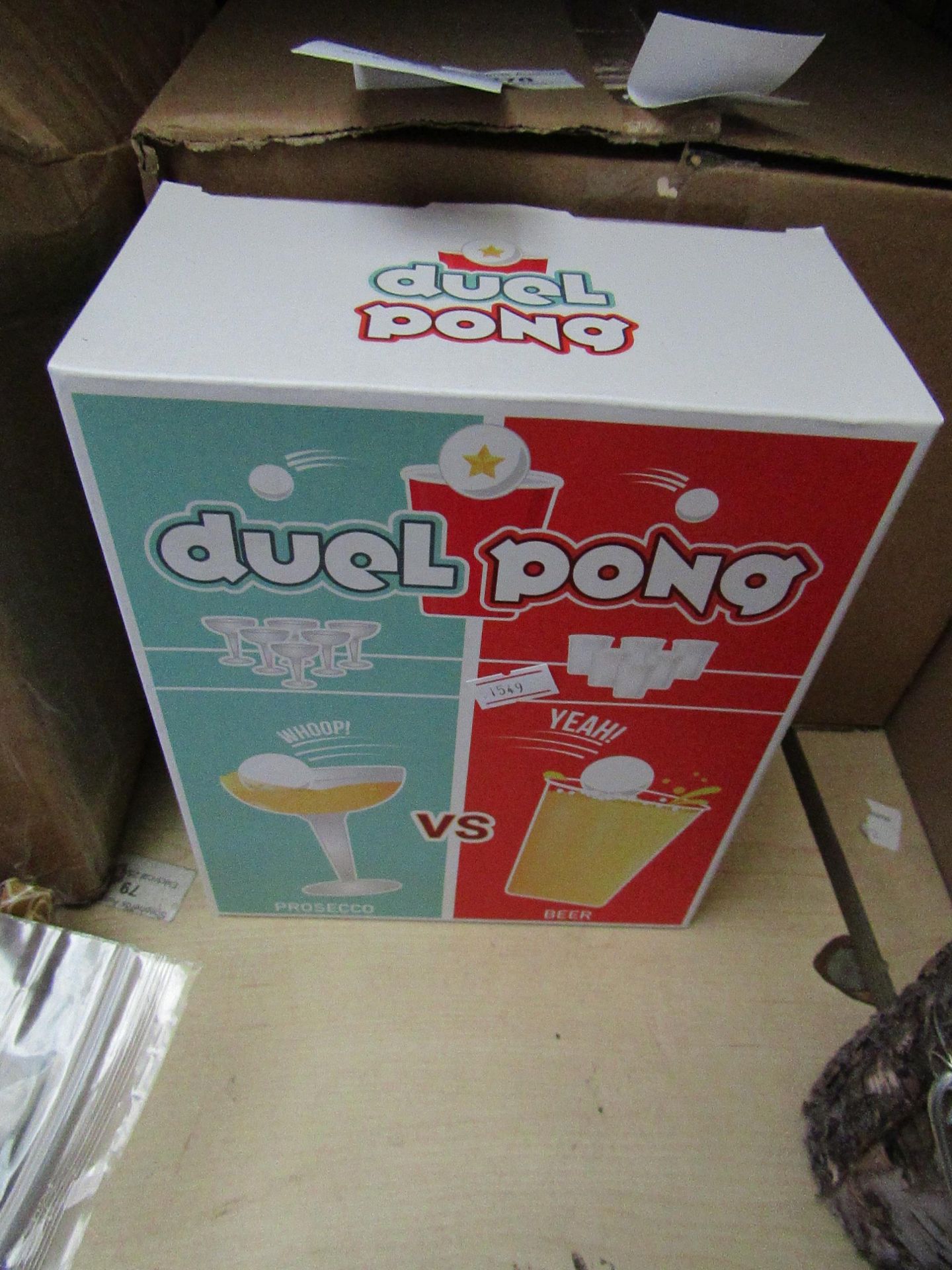 Duel pong Party game, New & Boxed
