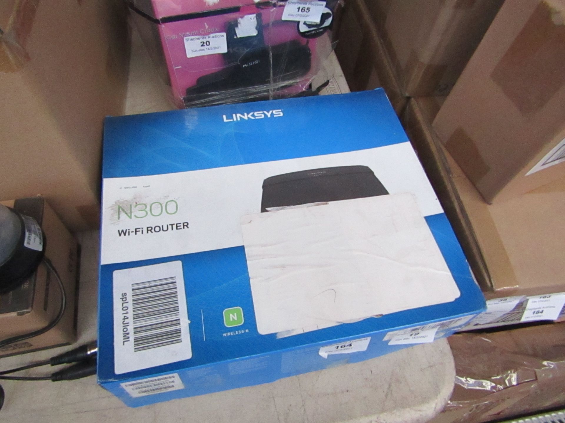 Linksys N300 WI-FI router, Unchecked & Boxed