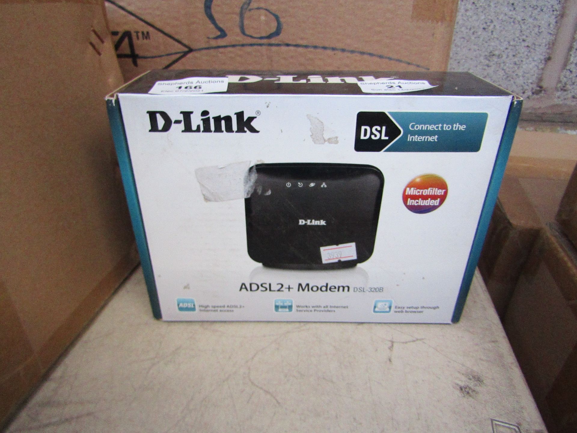 D-link ADSL2+Modem, Unchecked & Boxed