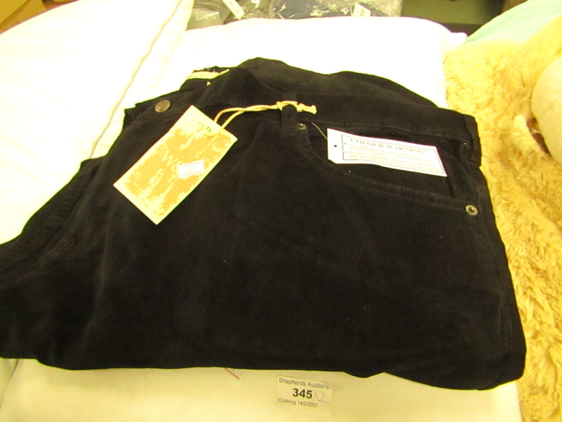 W&B Cord Pants Size 54 New & Packaged