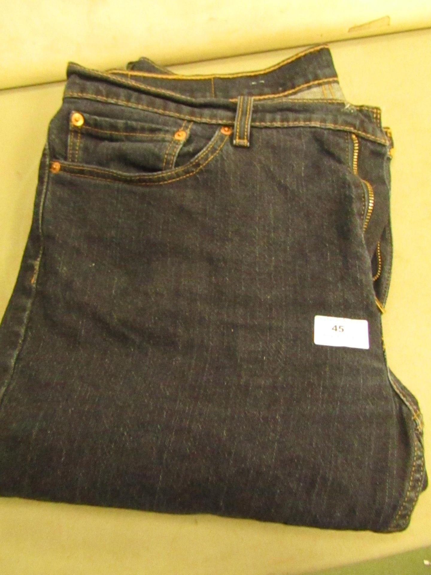 Levi 511 Jeans W36 L30 Fastening Button Missing Otherwize in Good Condition