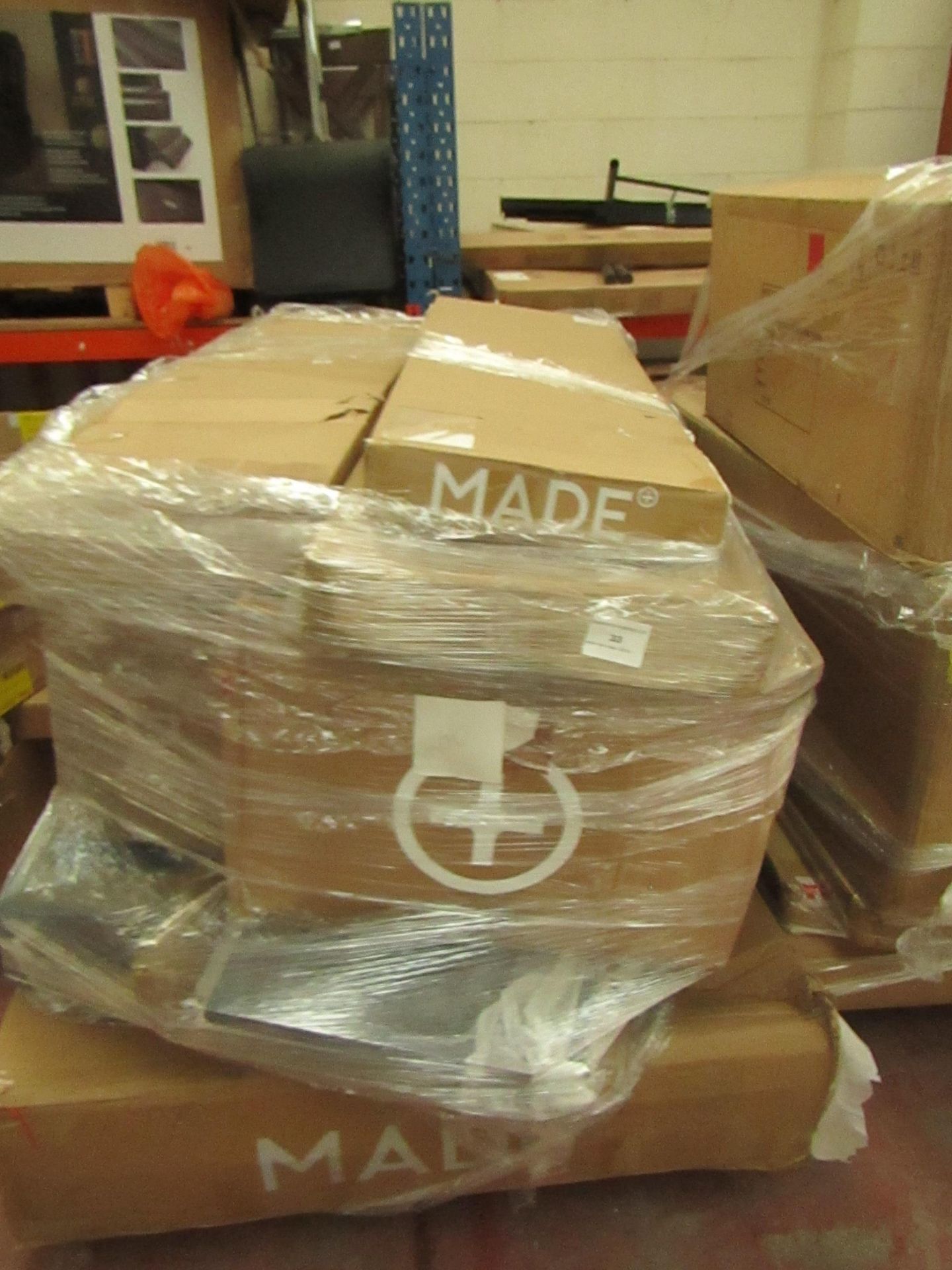 | 1X | PALLET OF MADE.COM RAW CUSTOMER RETURNS, CONDITION CAN RANGE BETWEEN NEW, UNWANTED, BROKEN OR