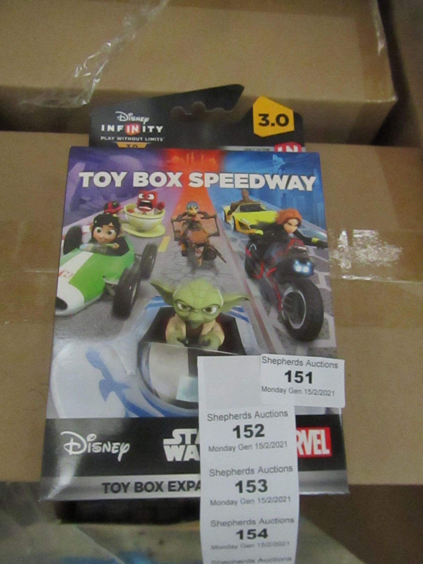 6x Disney Infinity - Toy Box Speedway Expansion Game (Marvel/Disney/Starwars) - New & Boxed.