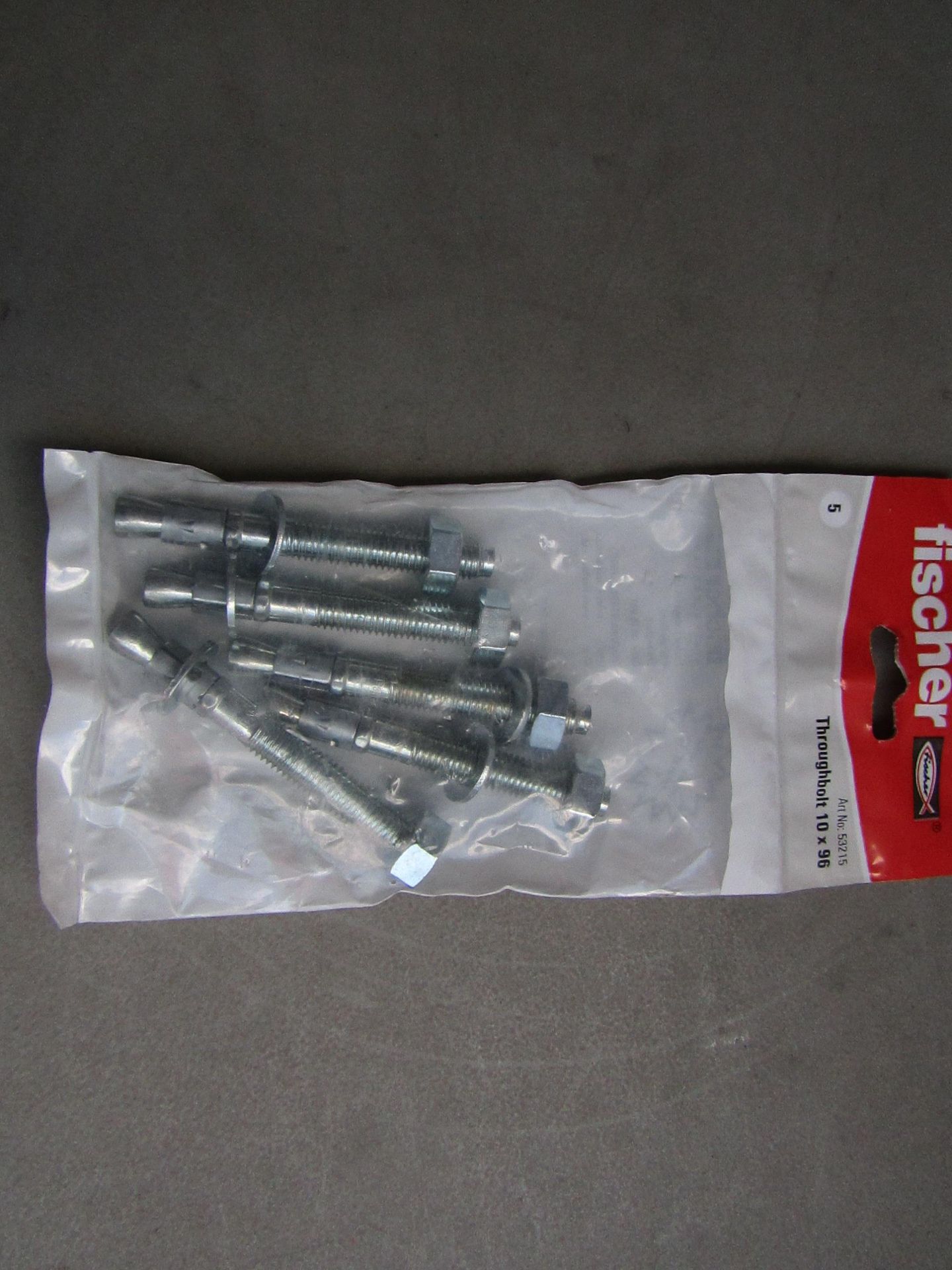 10x Fischer - Throughbolt (10 x 96) Packs of 5 - Unused & Packaged.