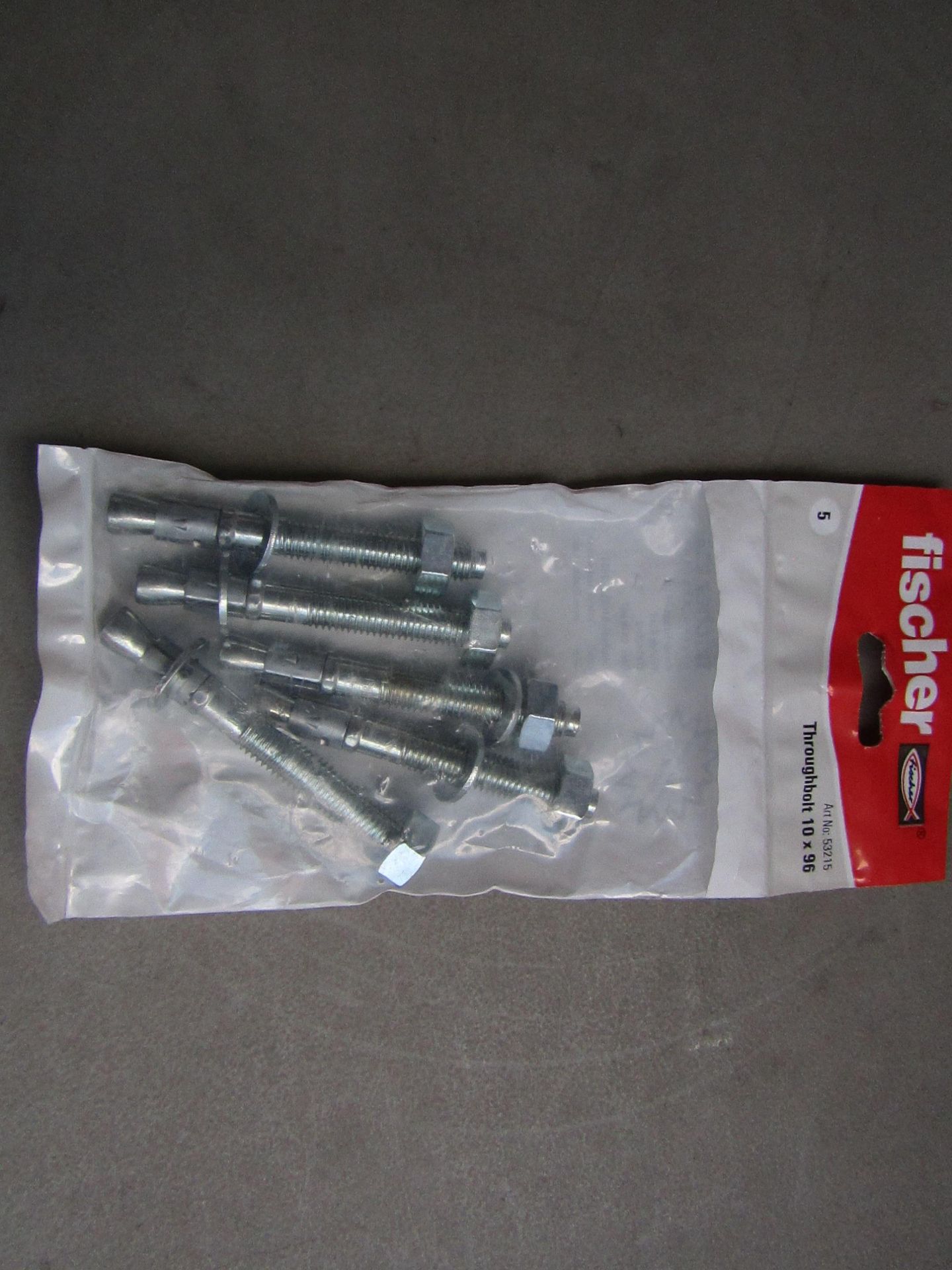 10x Fischer - Throughbolt (10 x 96) Packs of 5 - Unused & Packaged.