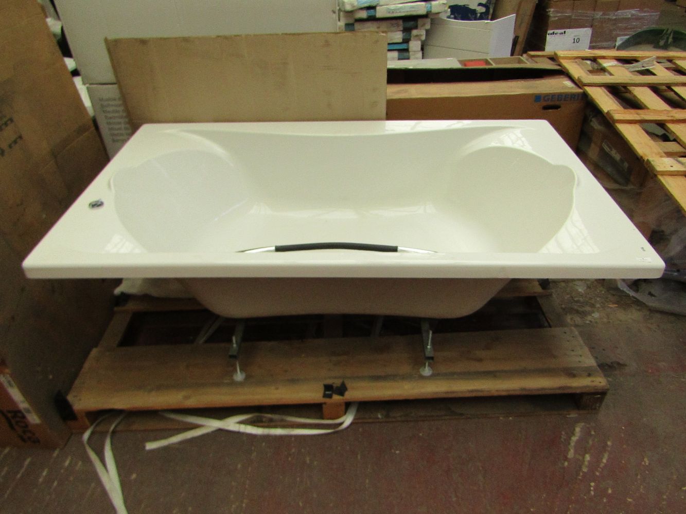 BRAND NEW BATHROOM AUCTION LOTS WITH LOW STARTING PRICES! Includes; a double ended bath, vanity units, luxury basins, towel radiators and more!