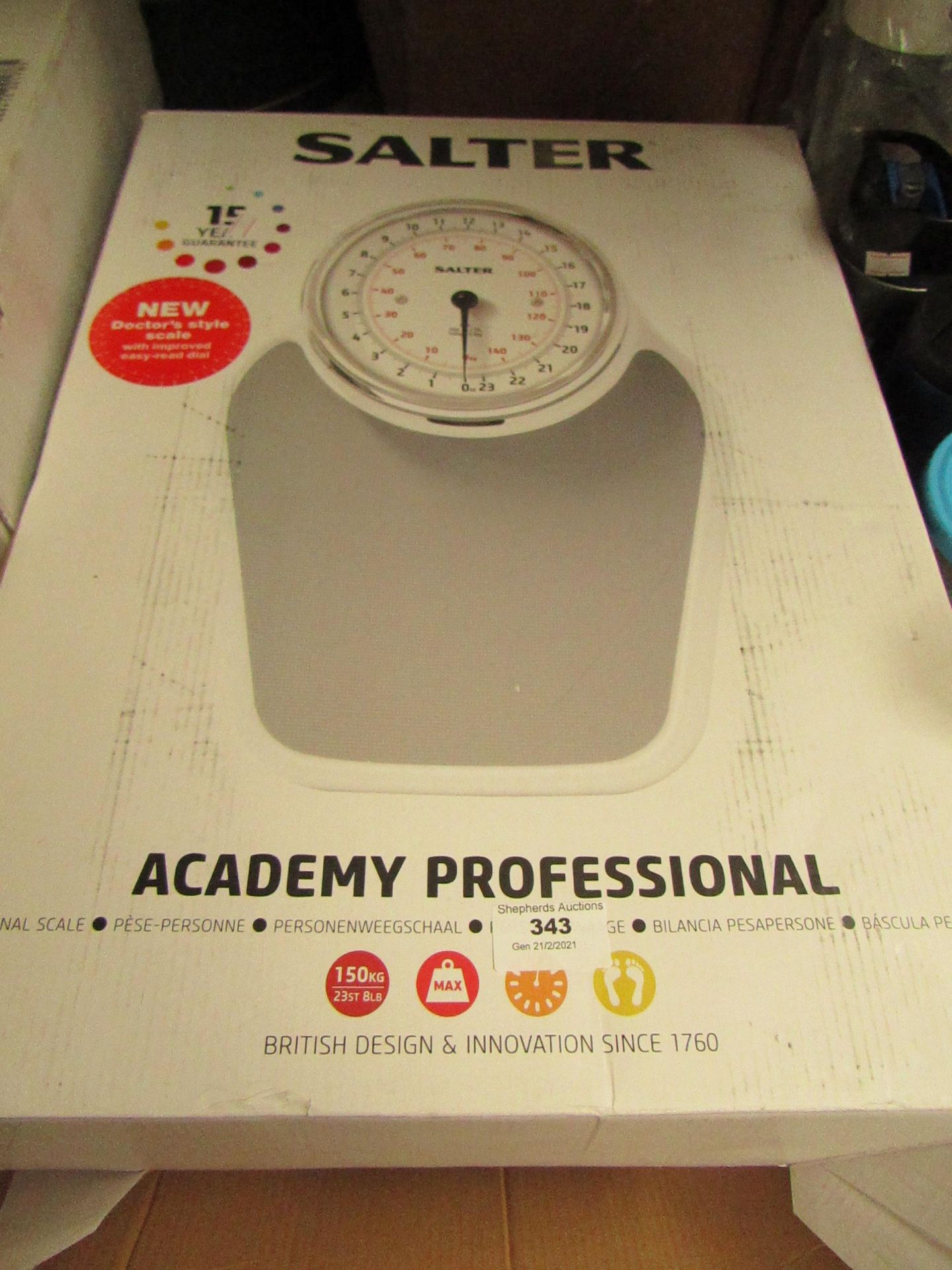 Salter Academy Professional Personal Scale - Boxed & Unchecked