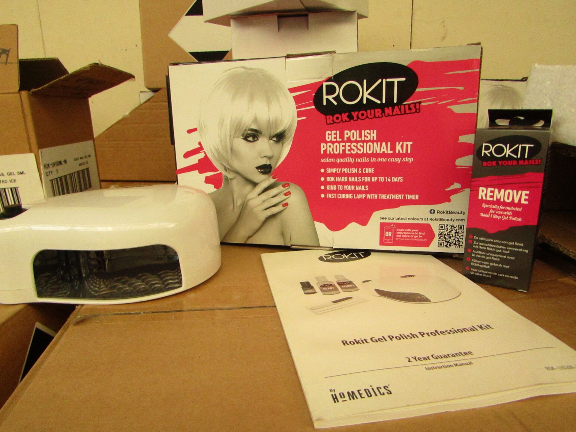 Rokit Gel polish Professional kit - Incomplete set, Boxed