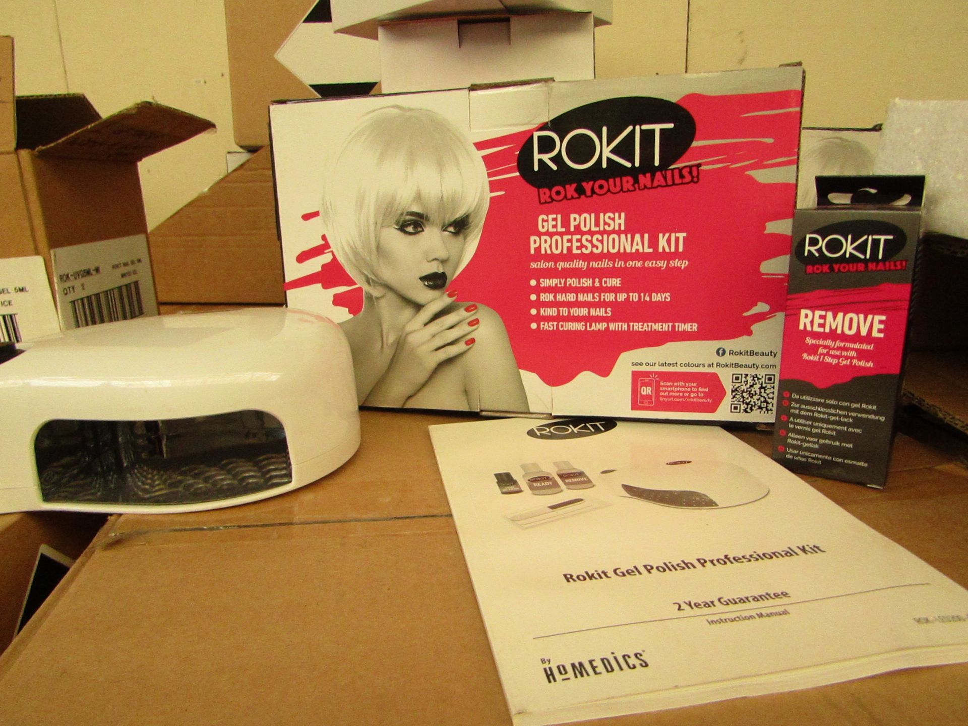 Rokit Gel polish Professional kit - Incomplete set, Boxed