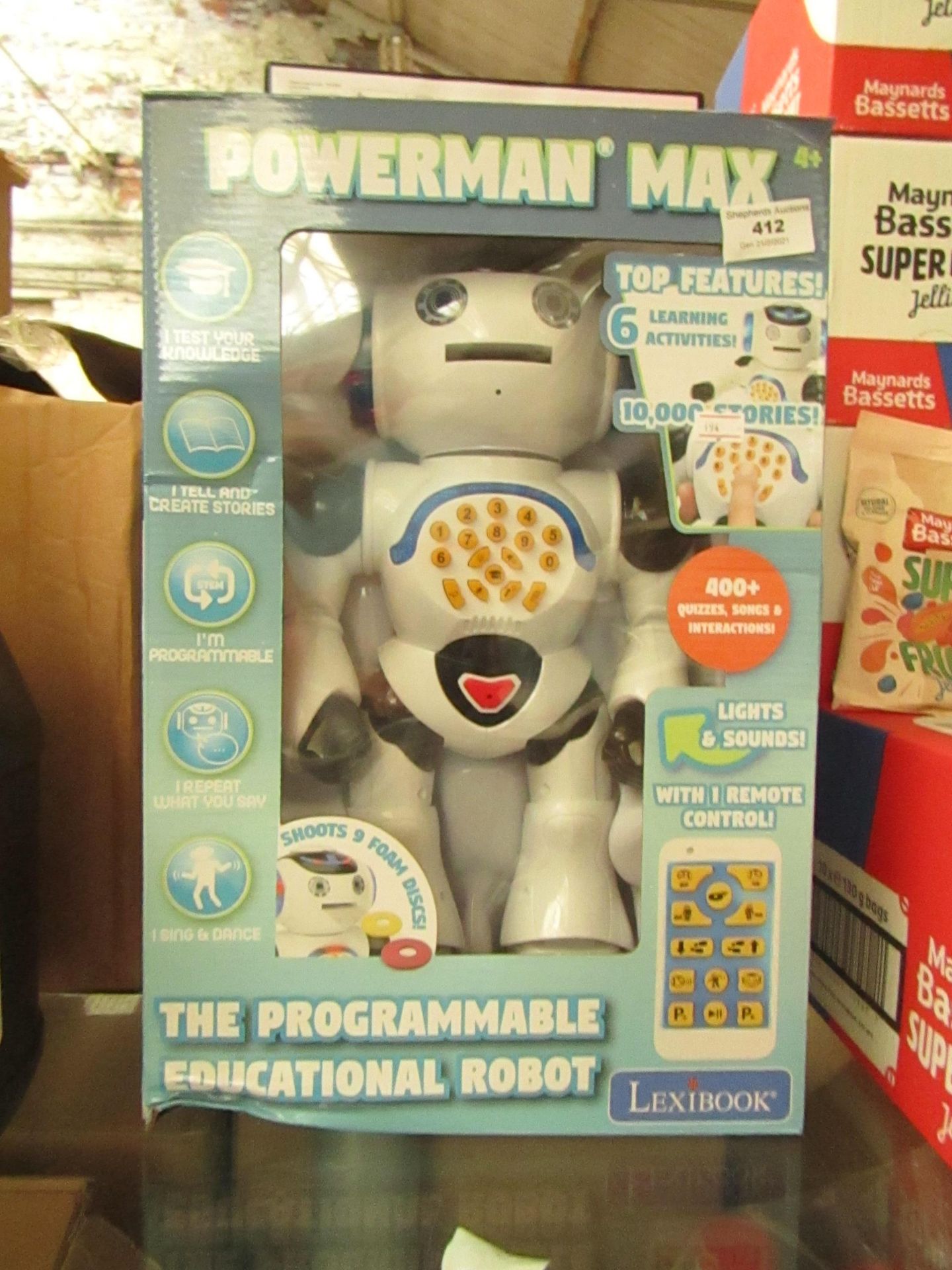 1 x Powerman Max Programmable Educational Robot packaged unchecked