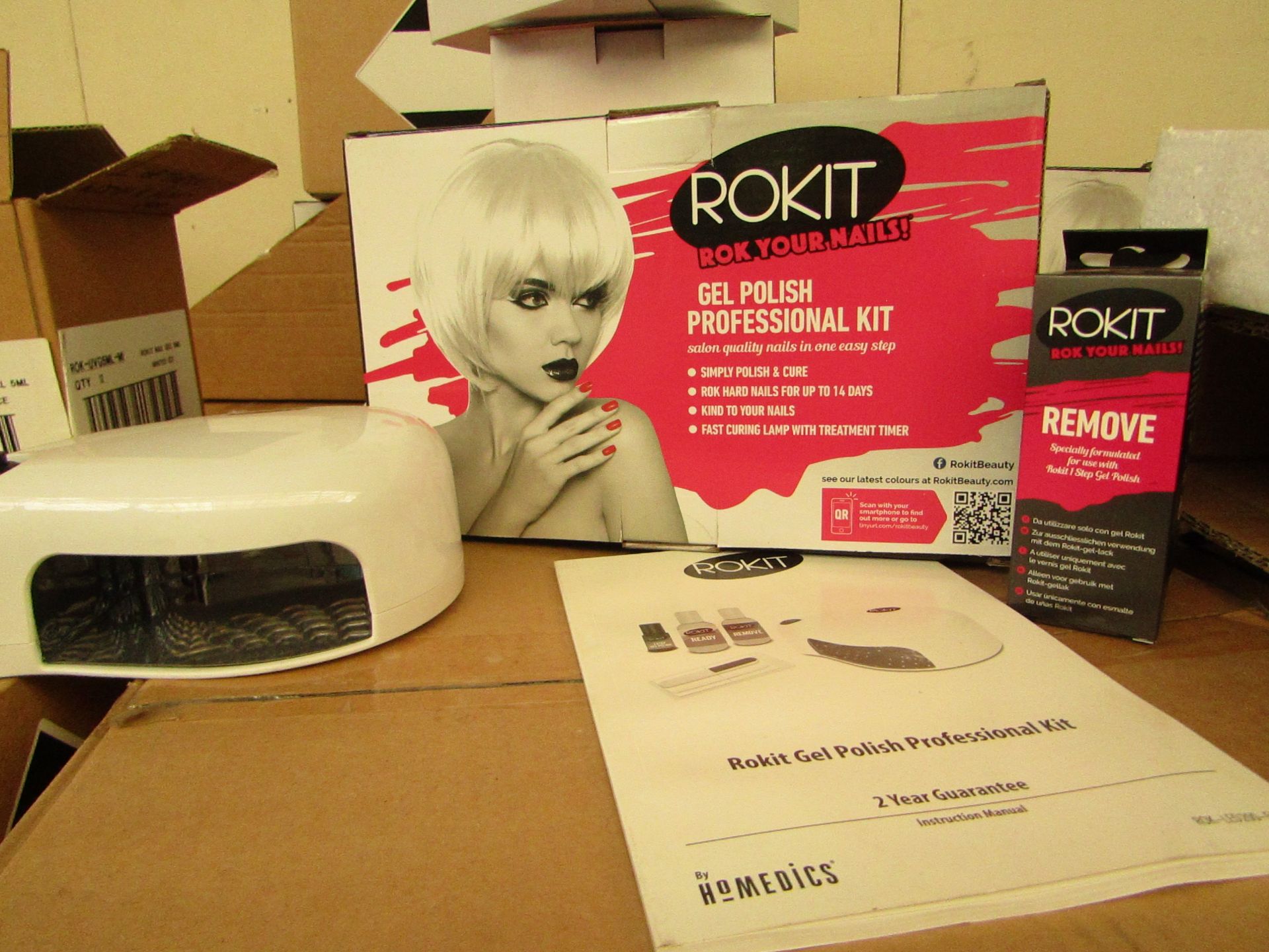 Rokit Gel polish Professional kit - Incomplete set, Boxed