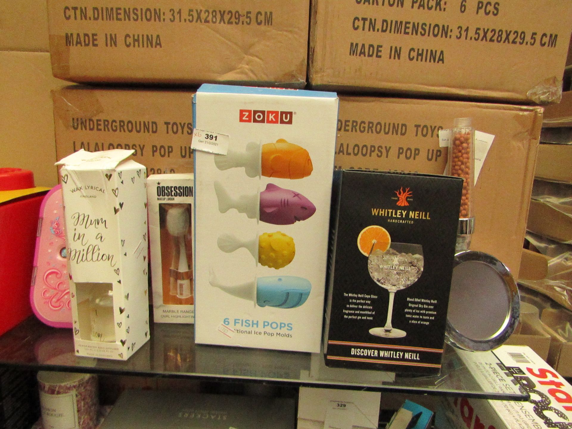 Zoku 6 Fish Pops Traditional Ice Pop Moulds - Boxed & Unchecked