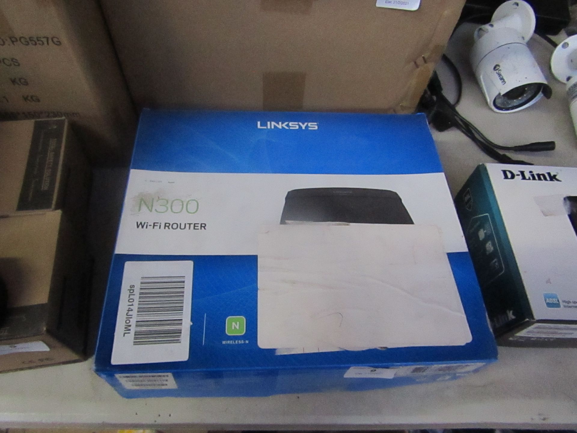 Linksys N300 WI-FI router, Unchecked & Boxed
