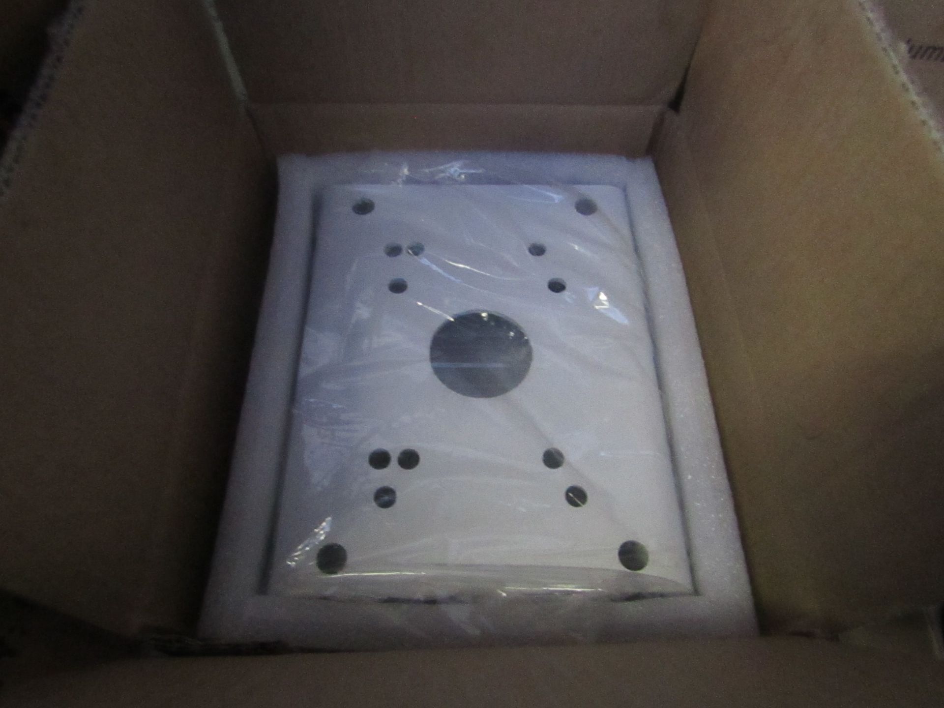 CCTV camera wall mount, unchecked and boxed.