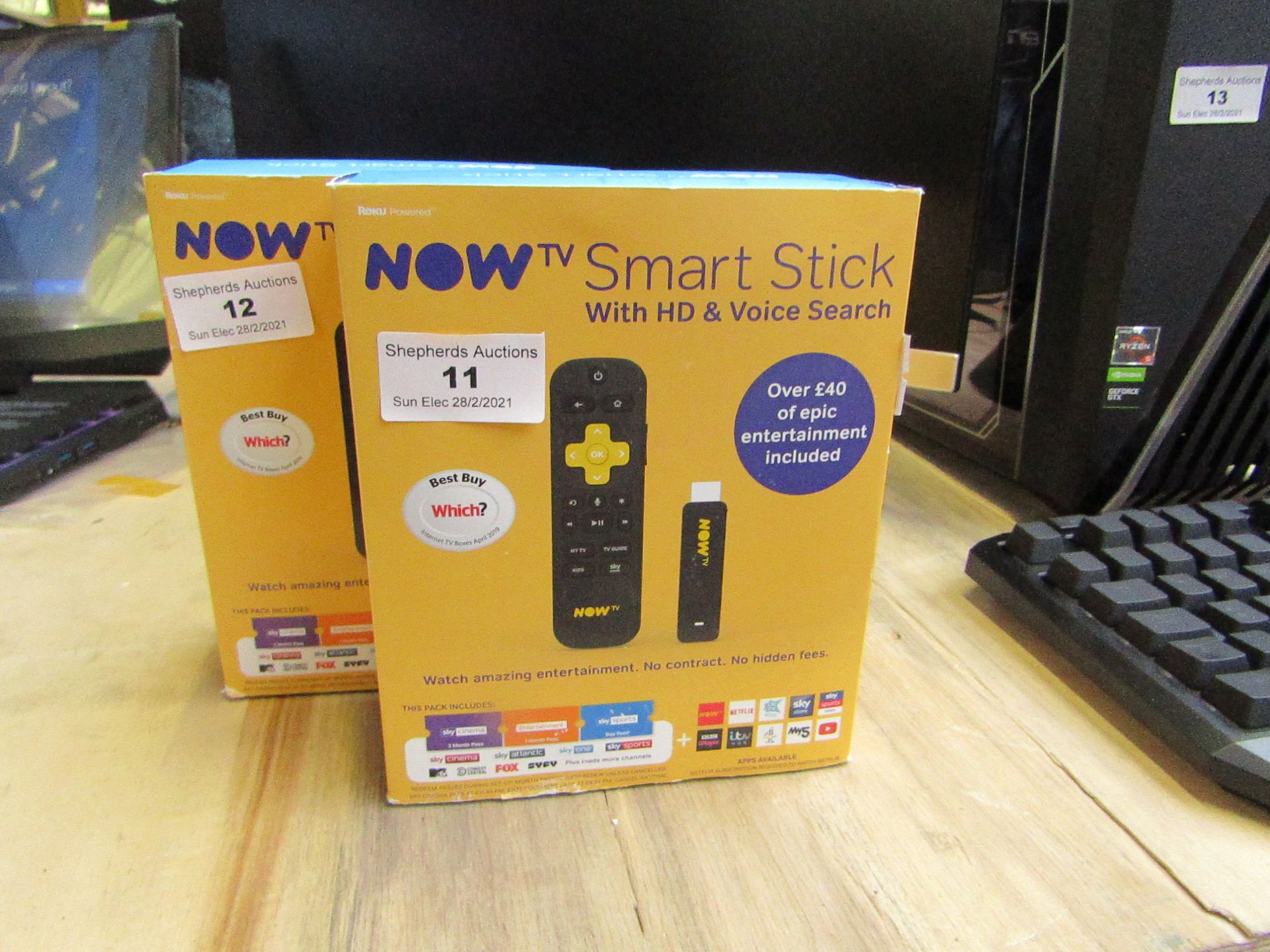 Now TV Smart stick with HD and Voice search, unchecked and boxed