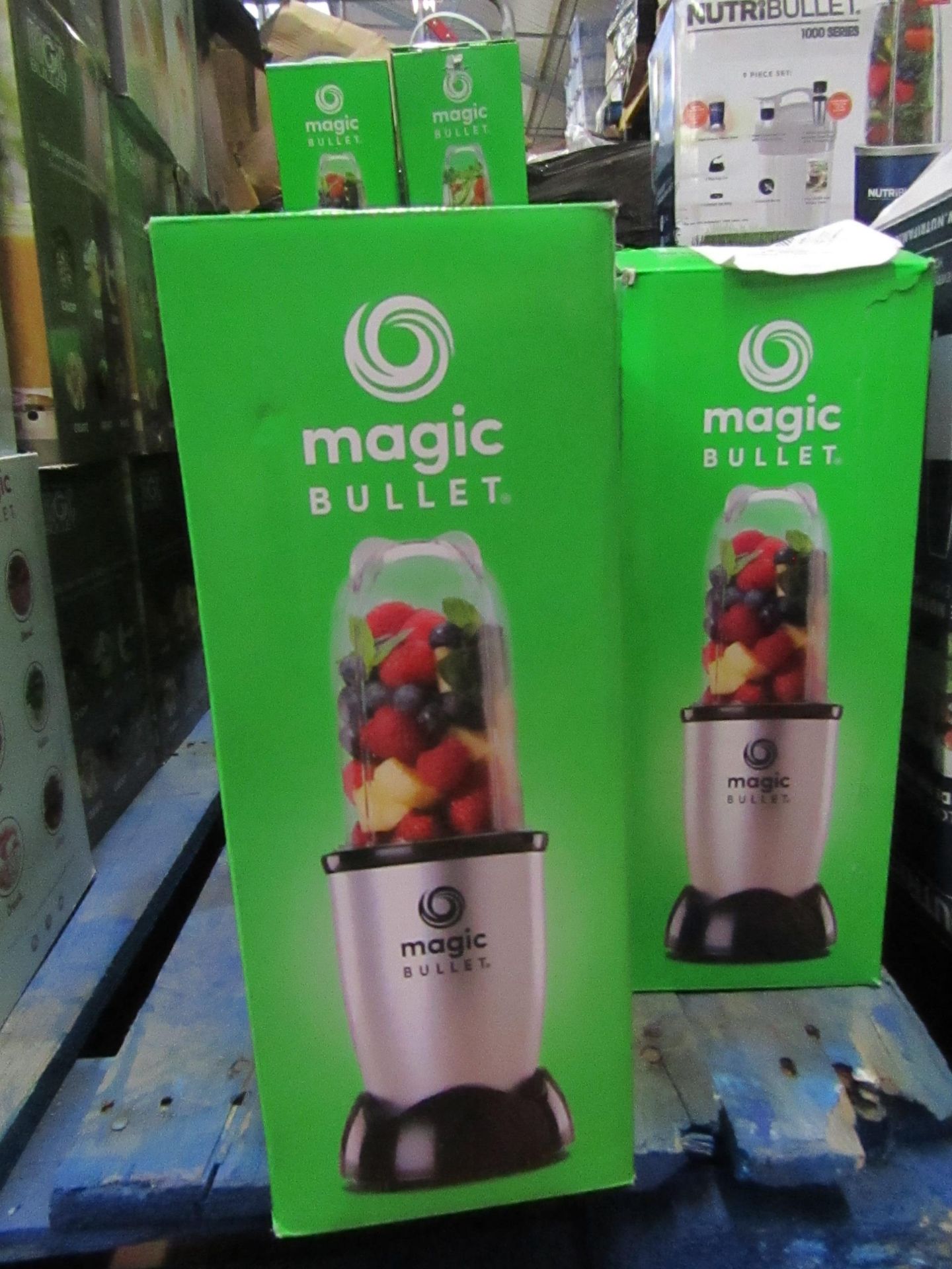 | 8X | THE MAGIC BULLET BLENDER | UNCHECKED AND BOXED | NO ONLINE RESALE | SKU C5060191467360 |