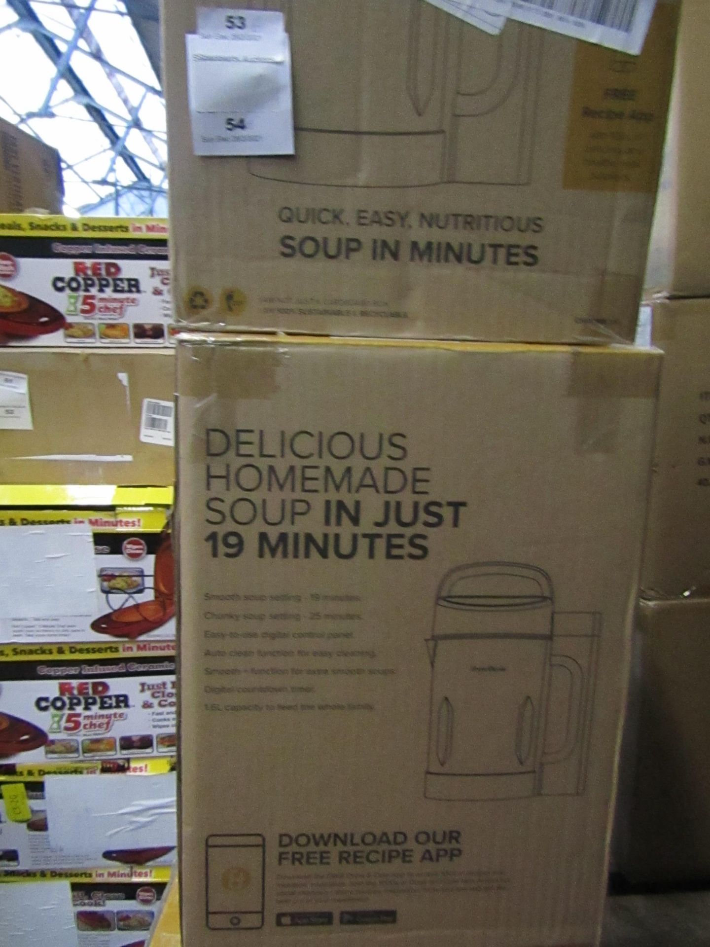 | 6X | DREW AND COLE SOUP CHEF | BOXED AND UNCHECKED | NO ONLINE RESALE | SKU C5060541516809 |