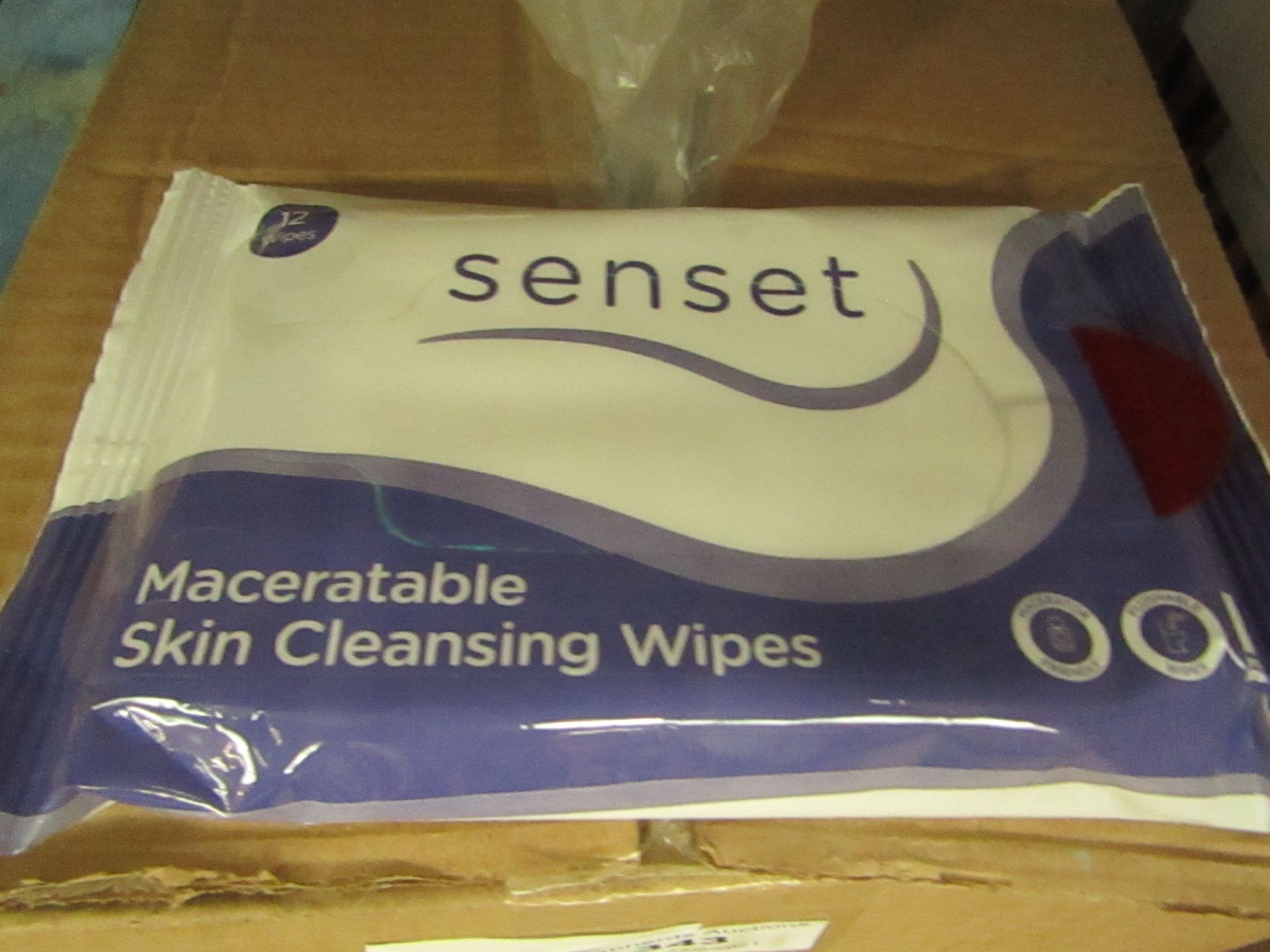 5x Senset - Maceratable Skin Cleansing Wipes - Unused & Packaged.